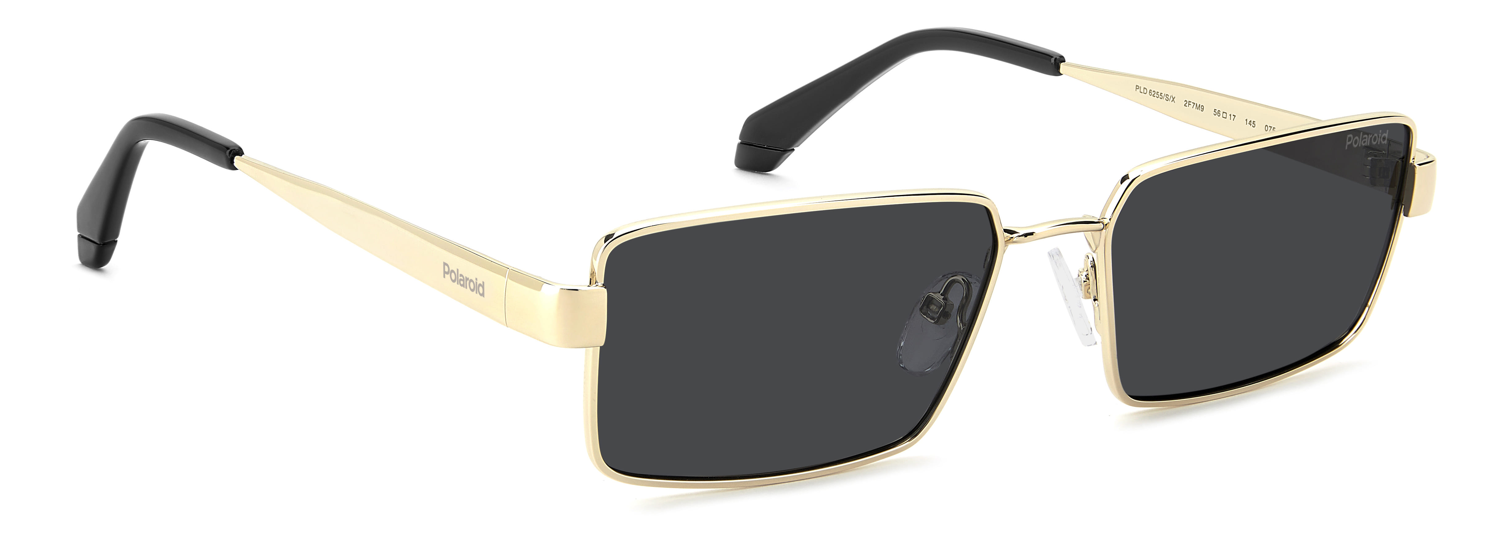 POLAROID PLD 6255/S/X 2F7M9 125 CAT.3 PLD 6255/S/X Sunglass Sunglass — Gold frame — view 2