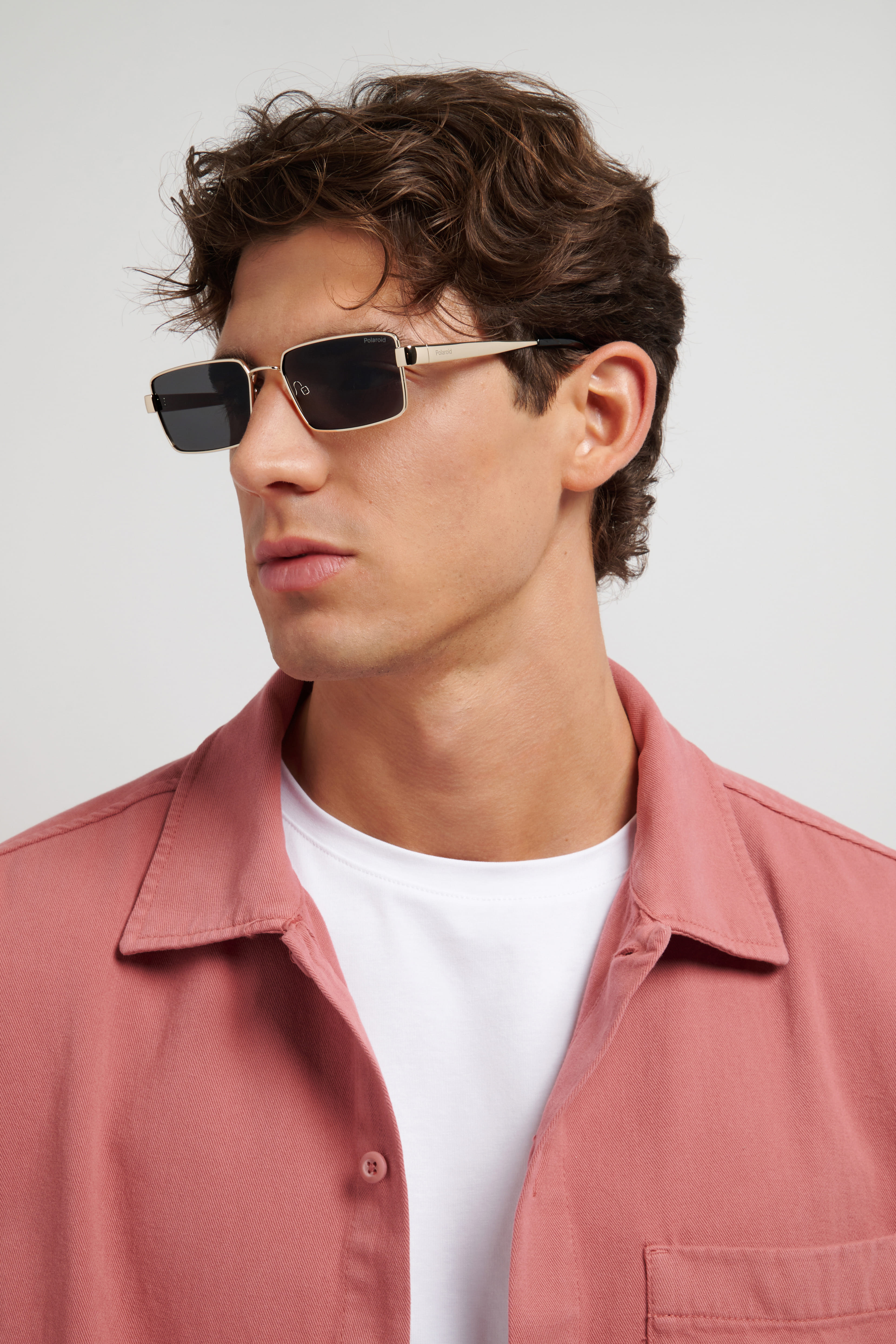 POLAROID PLD 6255/S/X 2F7M9 125 CAT.3 PLD 6255/S/X Sunglass Sunglass — Gold frame — view 7