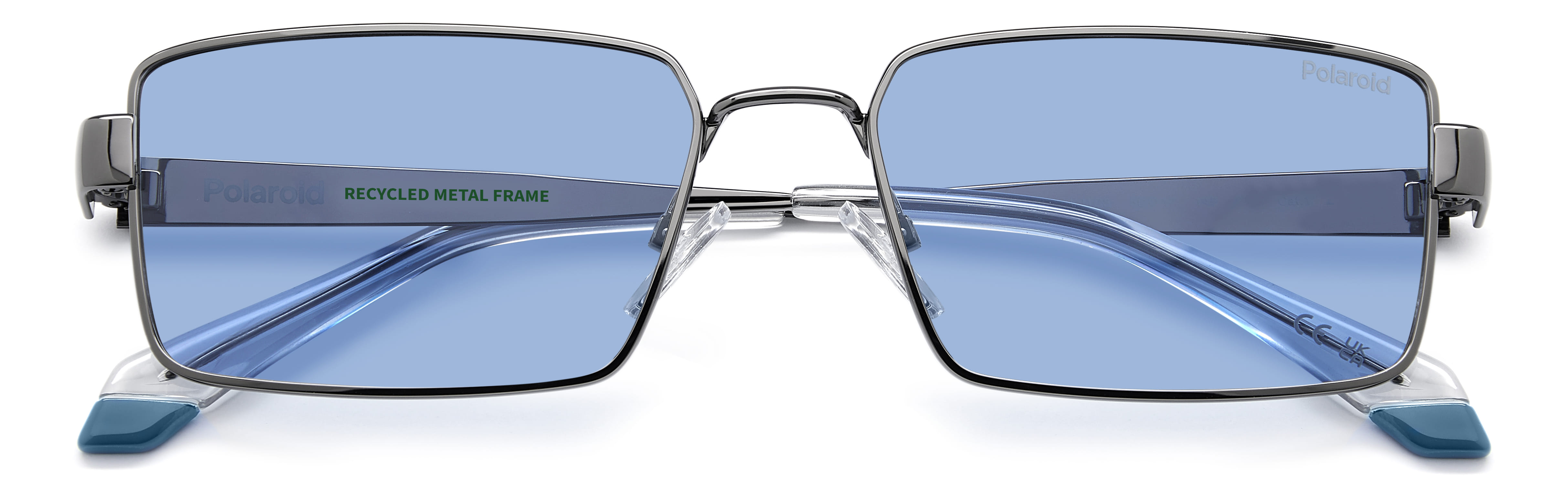 POLAROID PLD 6255/S/X KJ1C3 085 CAT.2 PLD 6255/S/X Sunglass Sunglass — Gun Metal frame — view 4