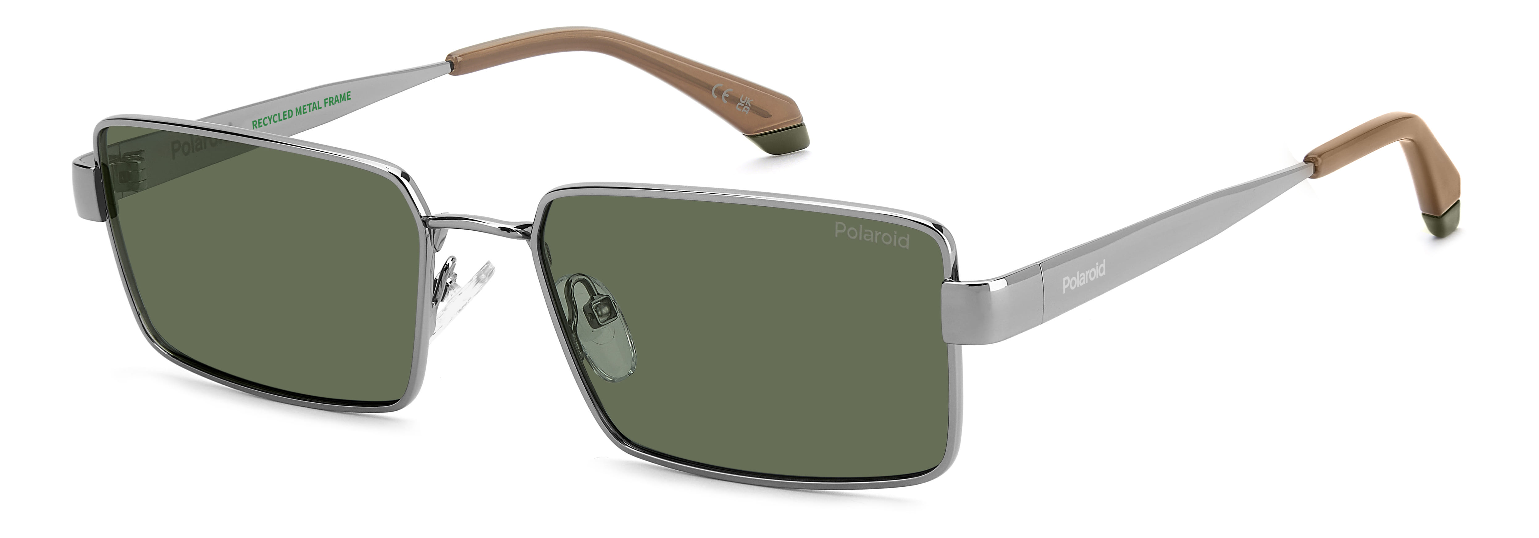 POLAROID PLD 6255/S/X 6LBUC 125 CAT.2 PLD 6255/S/X Sunglass Sunglass — Gun Metal frame — alternate view