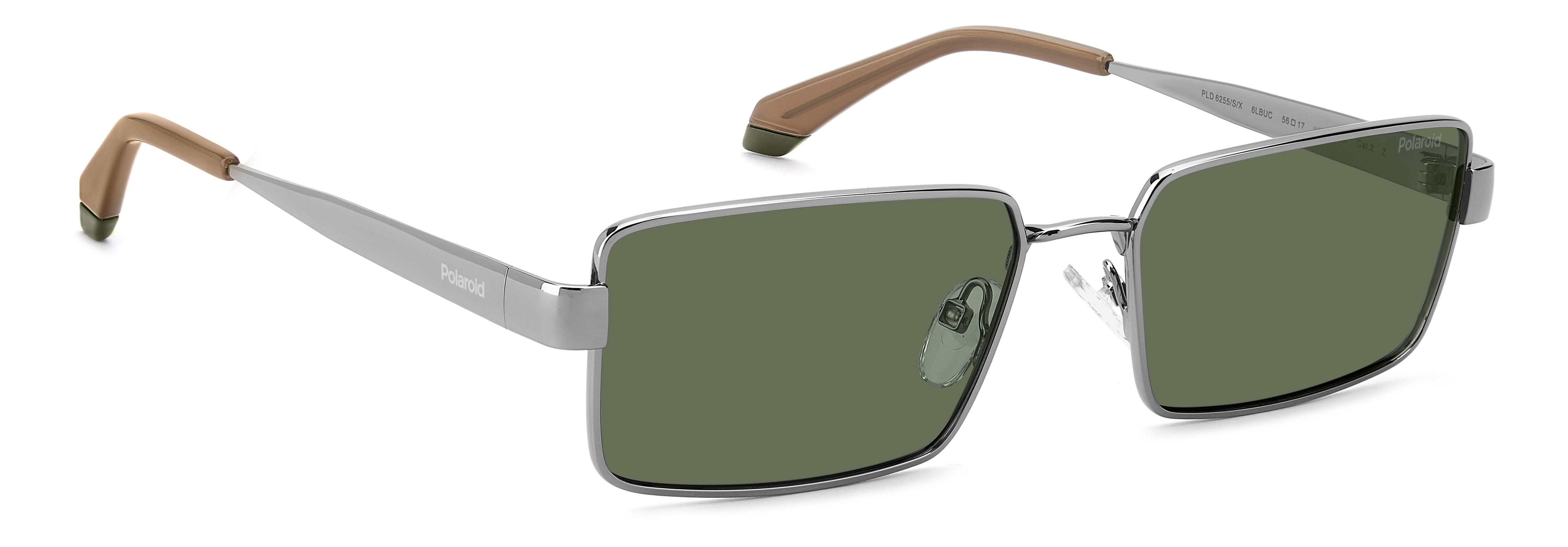 POLAROID PLD 6255/S/X 6LBUC 125 CAT.2 PLD 6255/S/X Sunglass Sunglass — Gun Metal frame — view 2