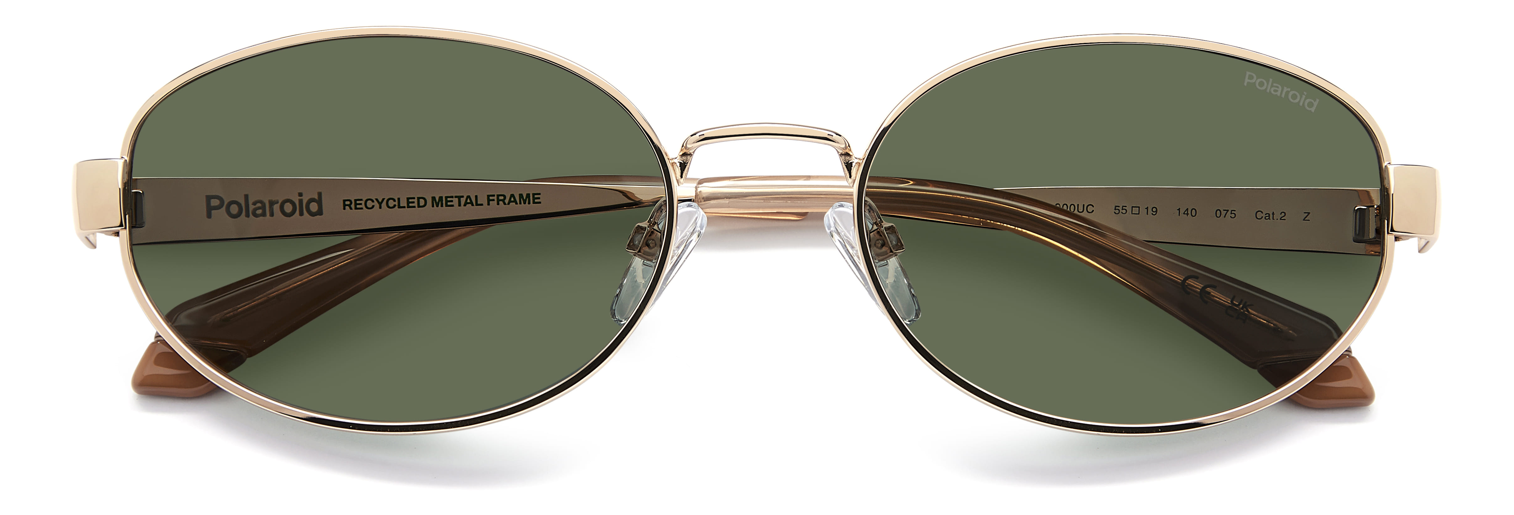 POLAROID PLD 6254/S/X 000UC 125 CAT.2 PLD 6254/S/X Sunglass Sunglass — Gold frame — view 4