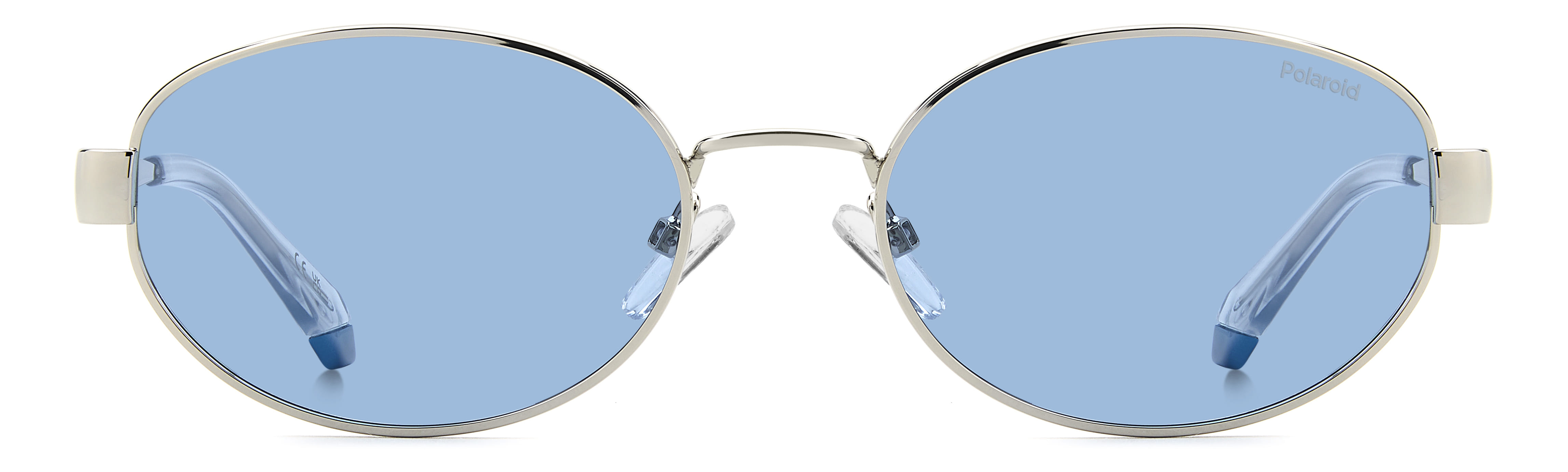 POLAROID PLD 6254/S/X 010C3 105 CAT.1 PLD 6254/S/X Sunglass Sunglass — Silver frame — view 3