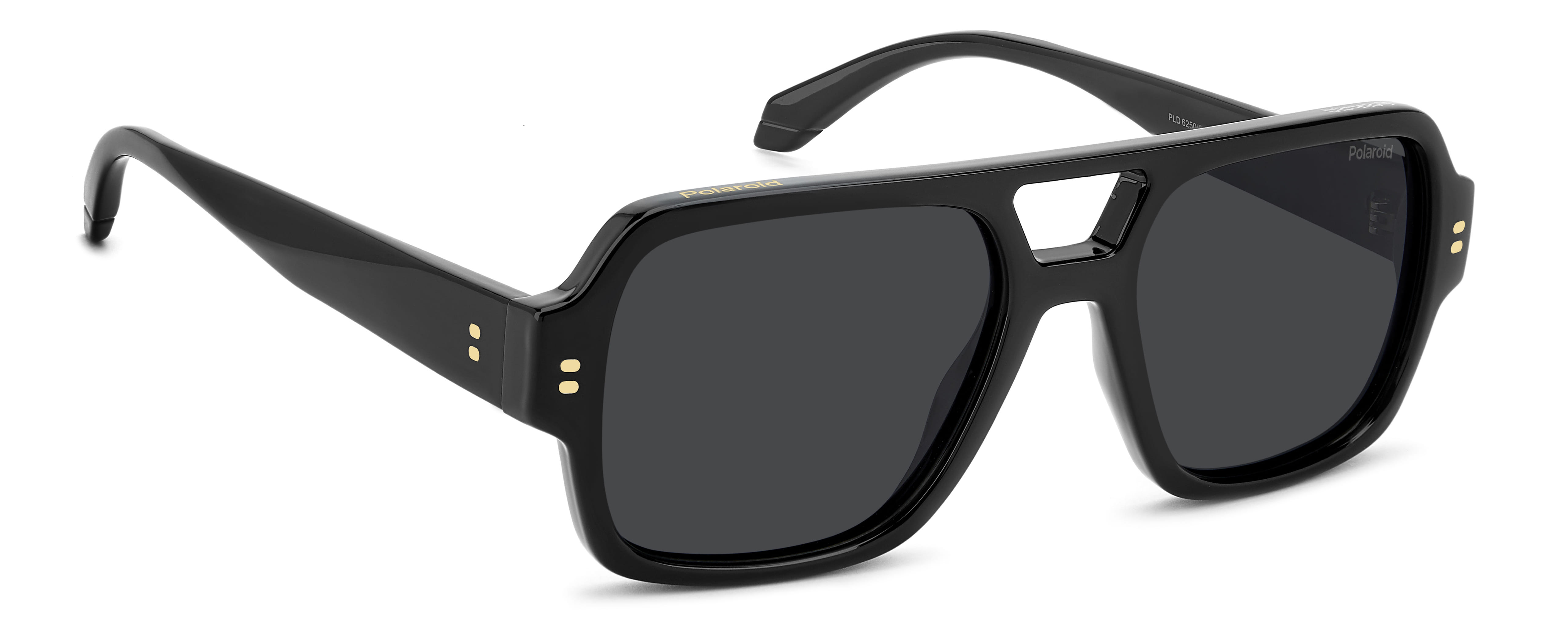 POLAROID PLD 6250/S/X 807M9 105 CAT.3 PLD 6250/S/X Sunglass Sunglass — Black frame — view 2