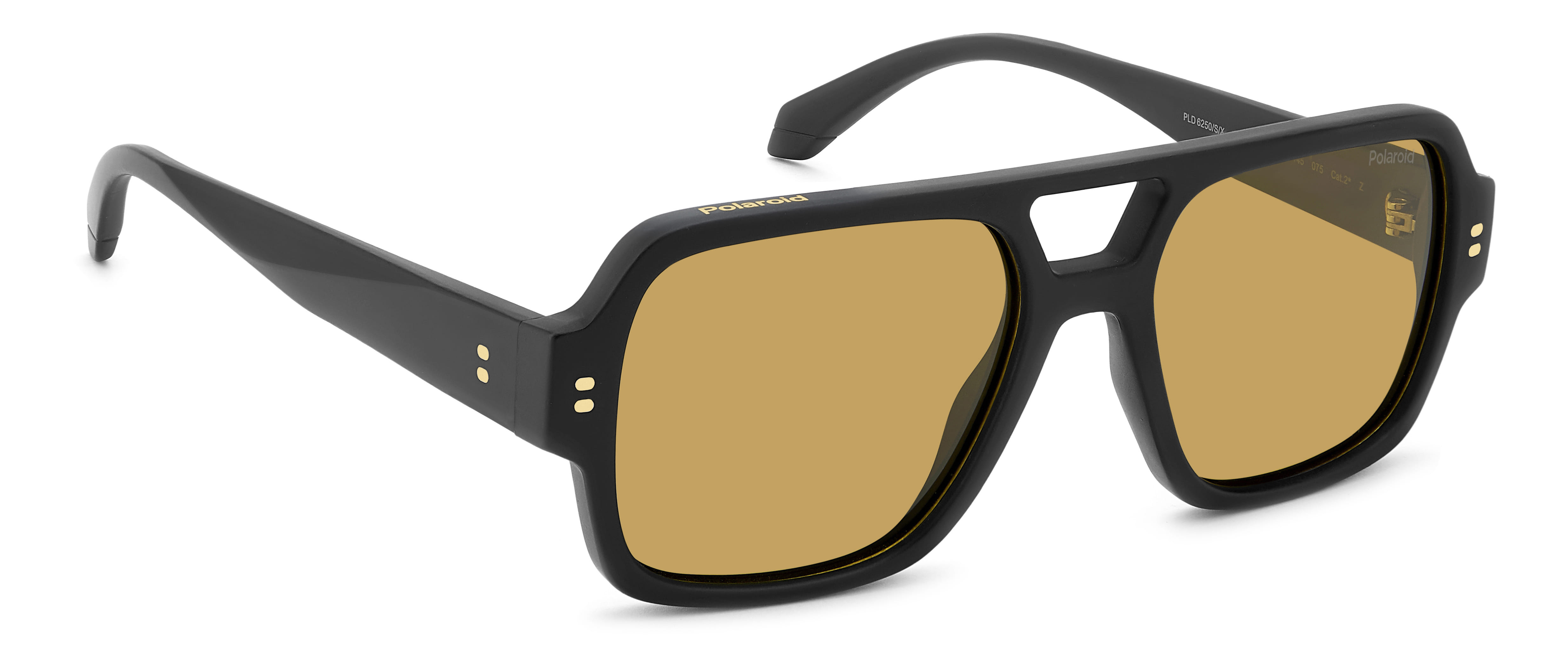 POLAROID PLD 6250/S/X 003MU 125 CAT.2 PLD 6250/S/X Sunglass Sunglass — Matt Black frame — view 2