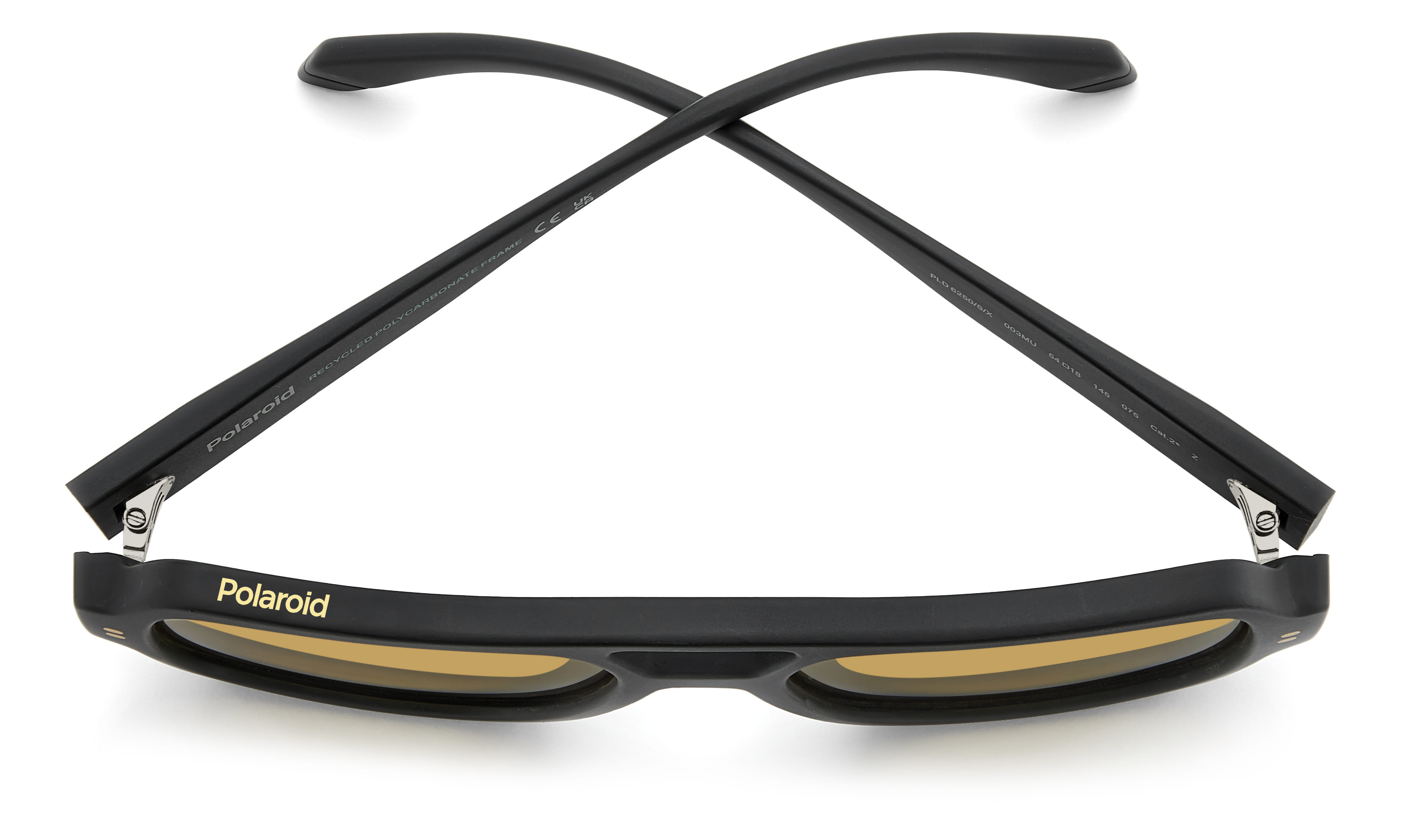 POLAROID PLD 6250/S/X 003MU 125 CAT.2 PLD 6250/S/X Sunglass Sunglass — Matt Black frame — view 5