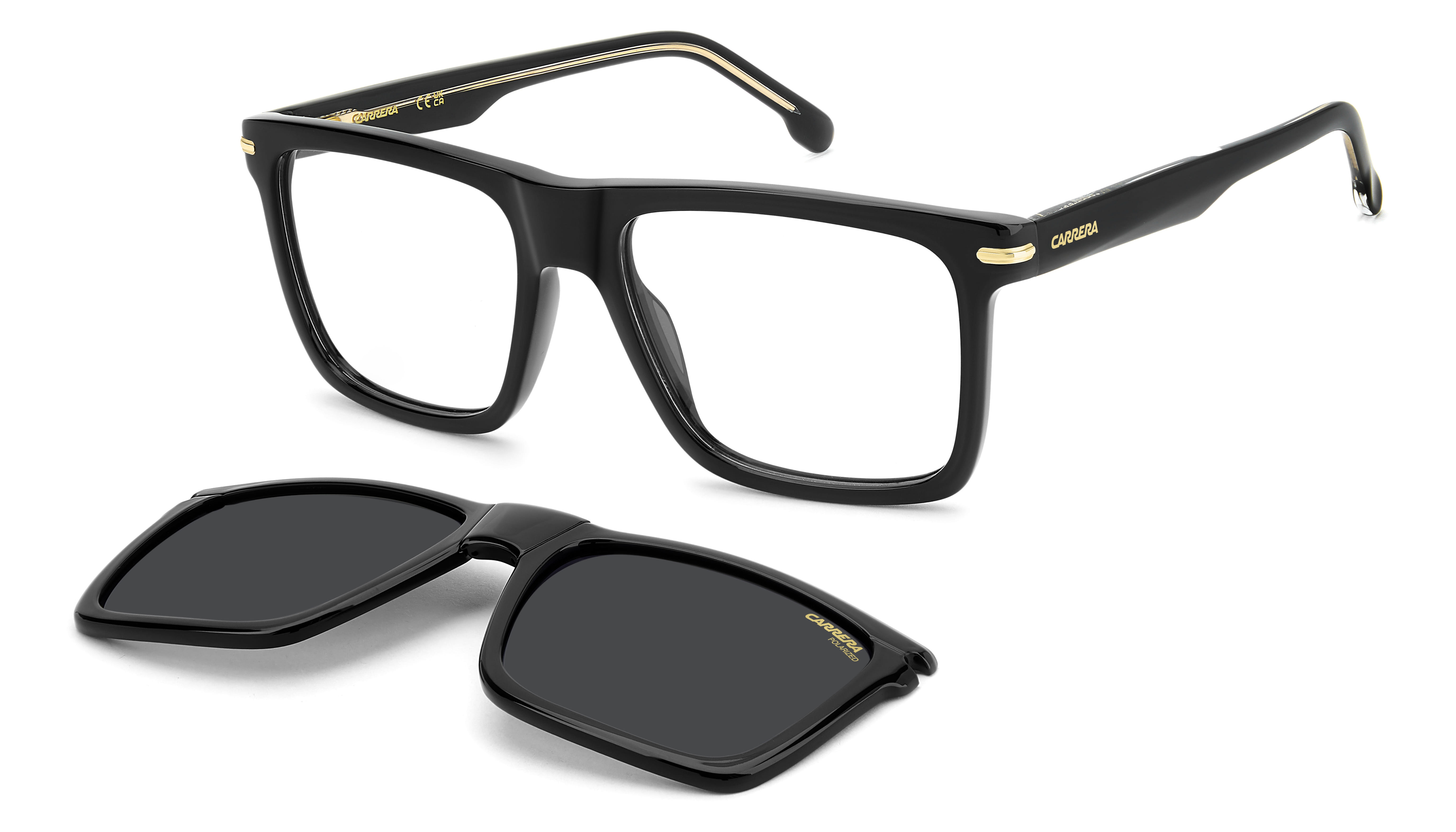 CARRERA CA 387/C 807 WITH POLARIZED ATTCHMENT CA 387/C Frame Frame — Black frame — view 1
