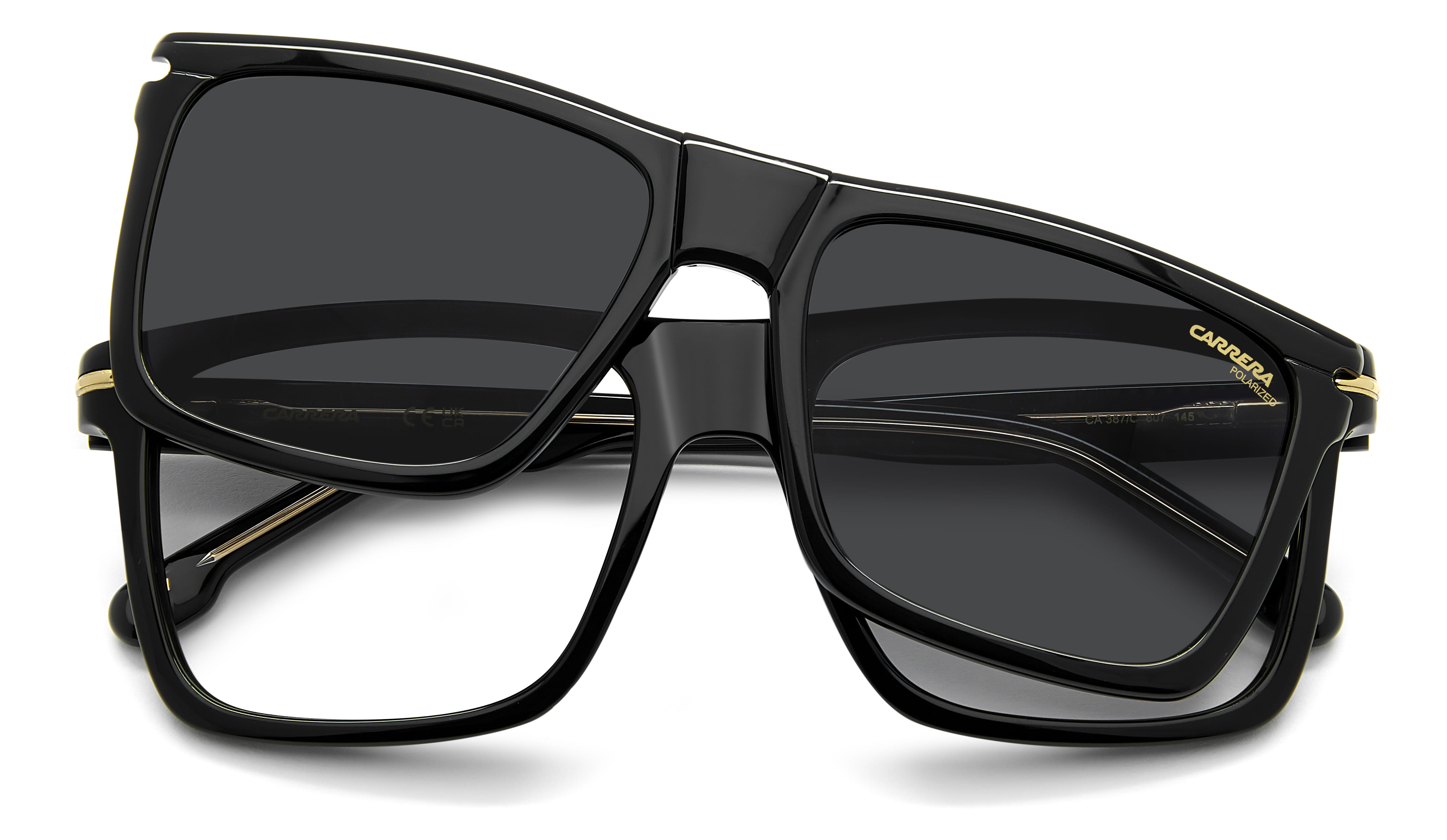 CARRERA CA 387/C 807 WITH POLARIZED ATTCHMENT CA 387/C Frame Frame — Black frame — view 4