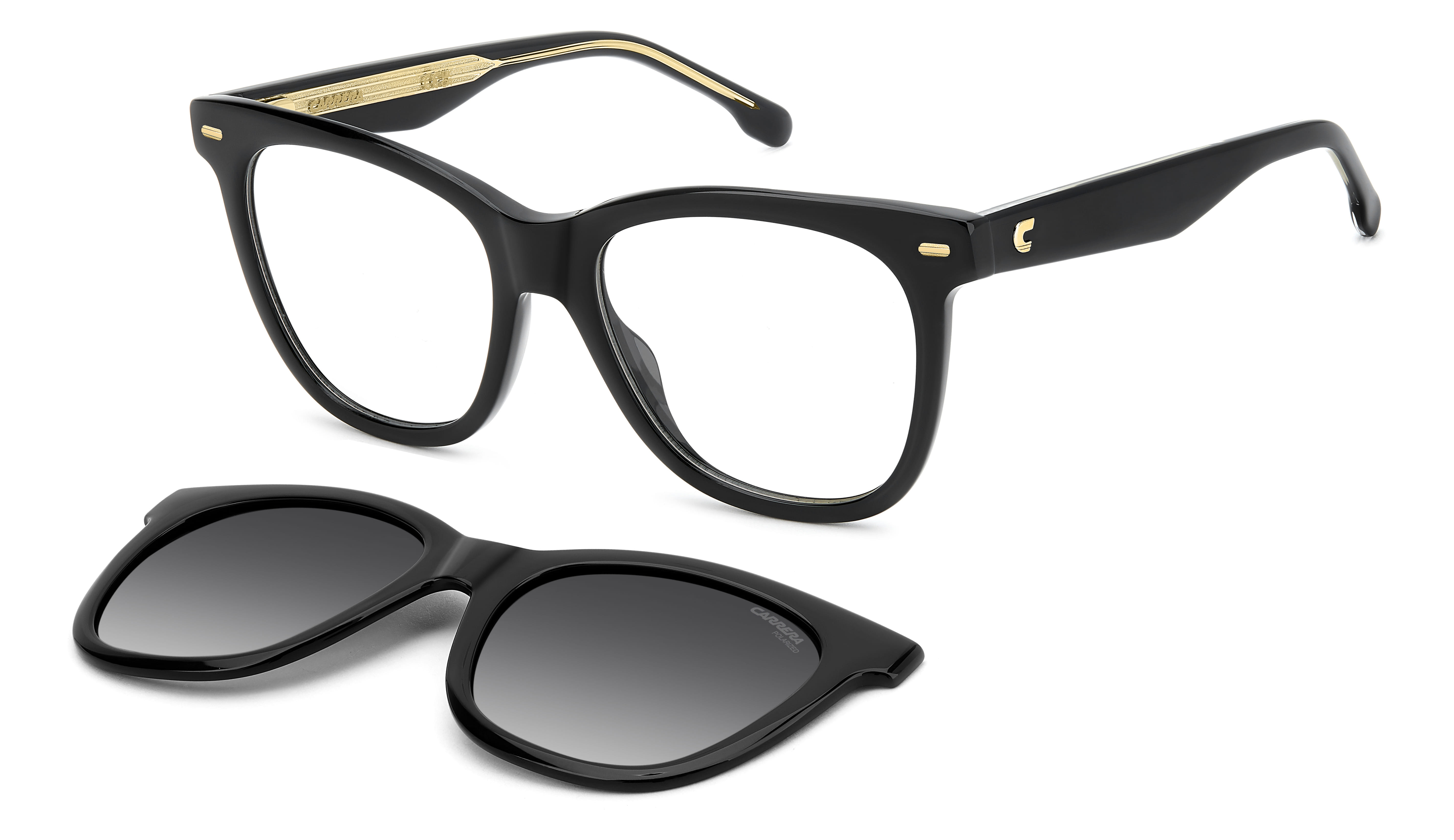 CARRERA CA 3098/C 807 WITH POLARIZED ATTCHMENT CA 3098/C Fra Frame — Black frame — view 1