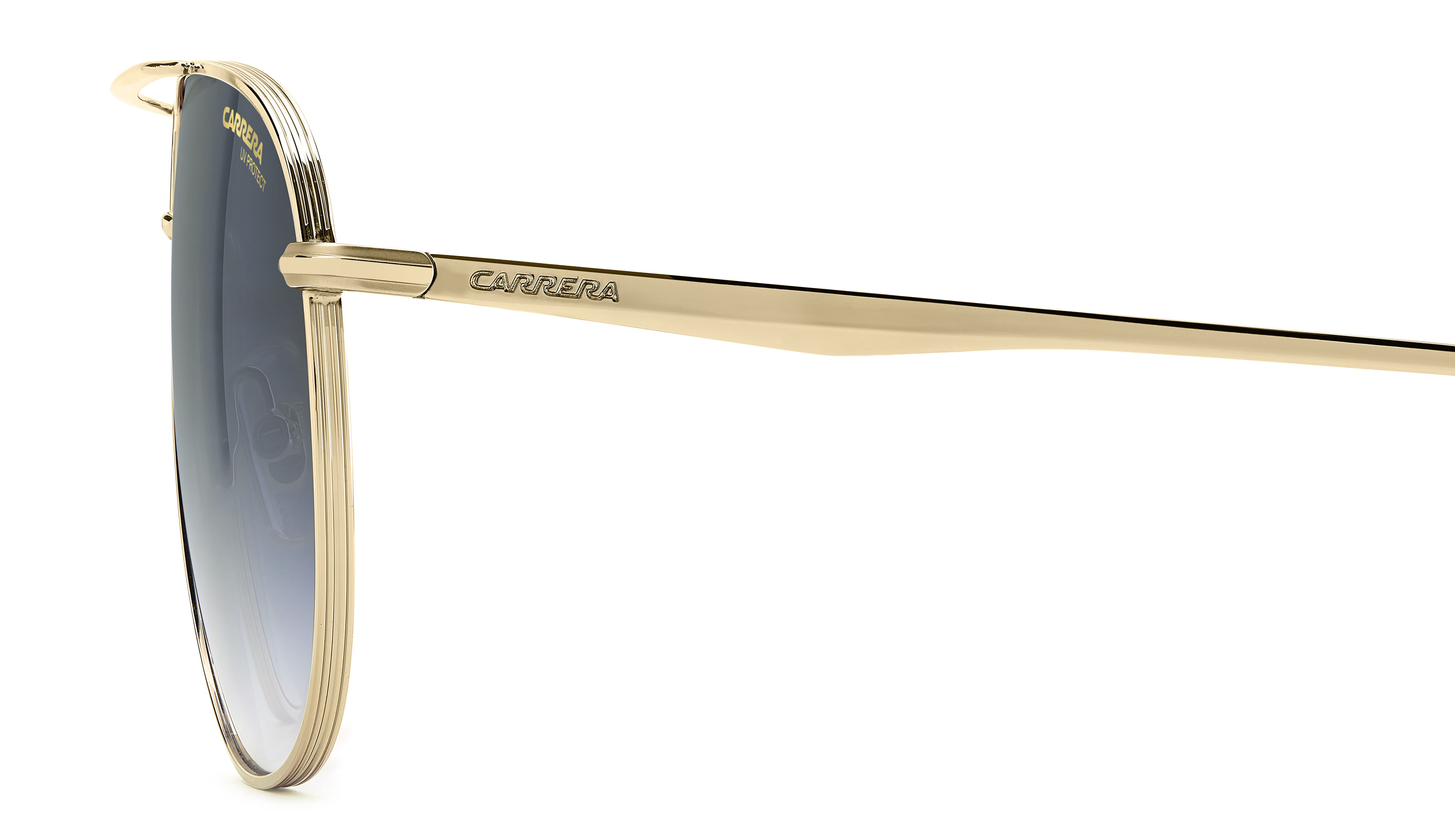 Carrera 363/S Sunglass Gold Male Full Metal Sunglass — Gold frame — view 3
