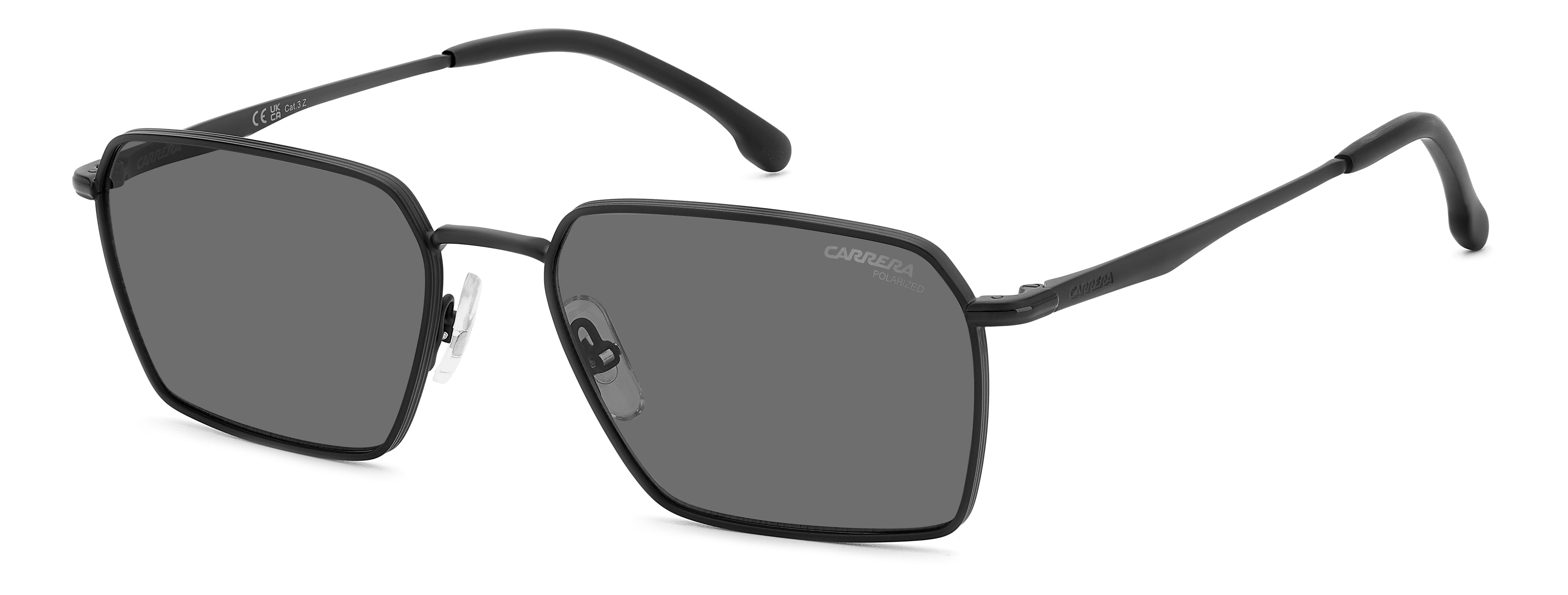 Carrera 356/S Sunglass Matt Black Male Full Metal Sunglass — Matt Black frame — alternate view