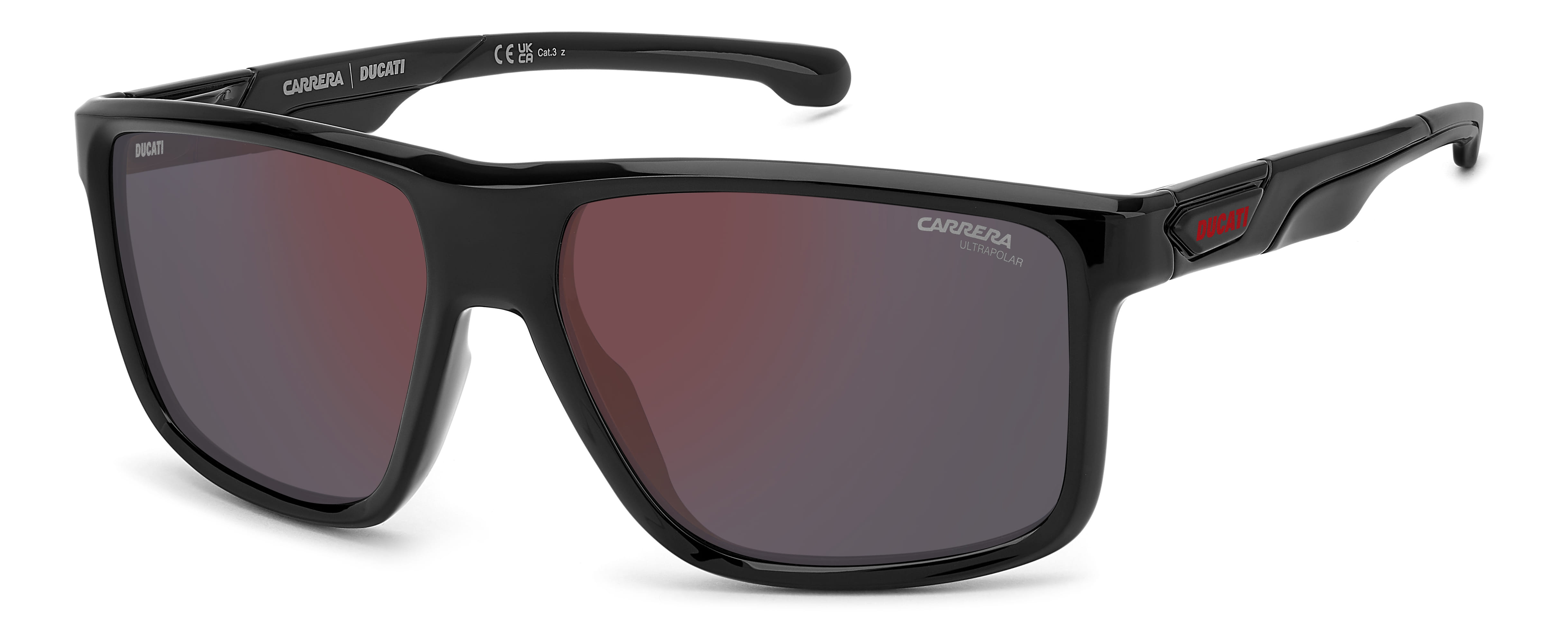 Carrera CARDUC 056/S Sunglass Black Male Full Shell Sunglass — Black frame — alternate view