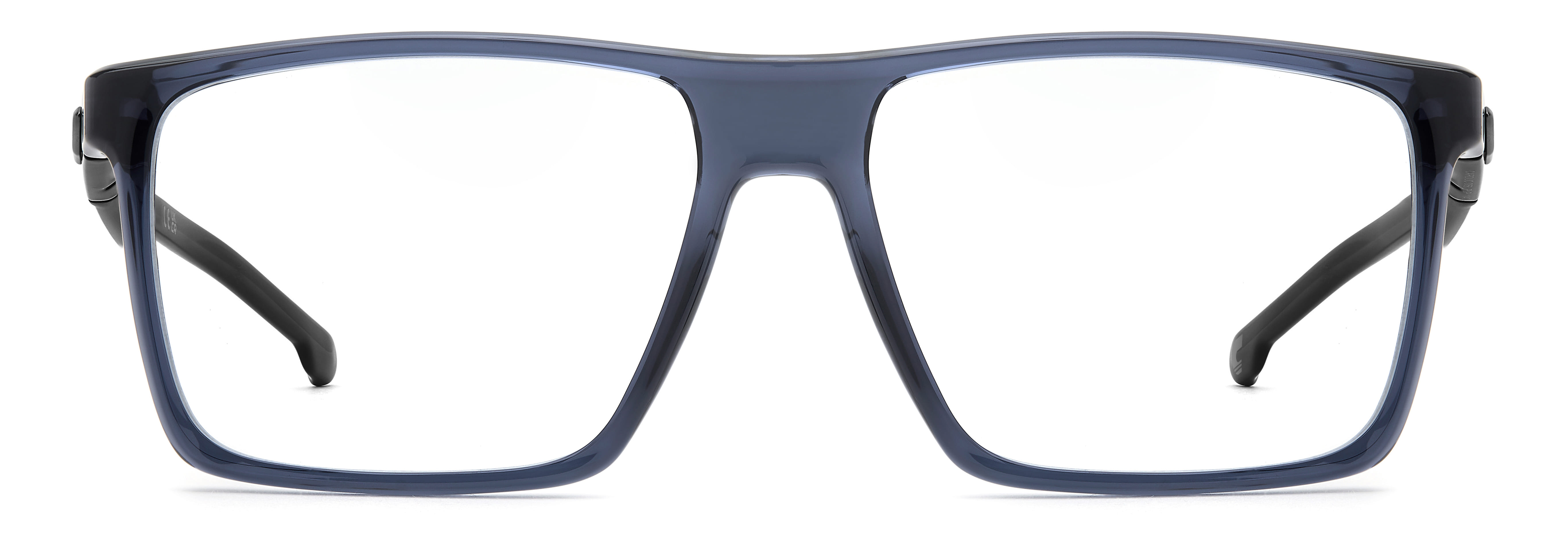 Carrera CARDUC 058 Frame Transparent Blue Male Full Shell Frame — Transparent Blue frame — view 2
