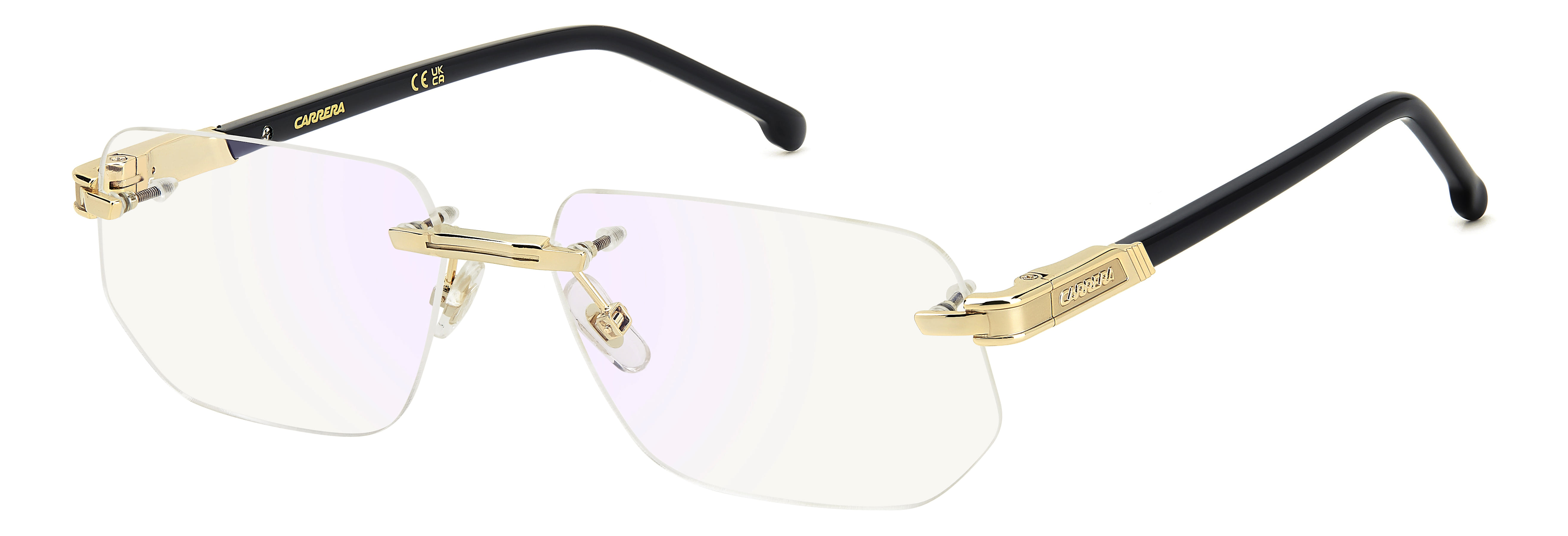 Carrera 1142 Frame Gold Male RimLess Metal — Gold frame