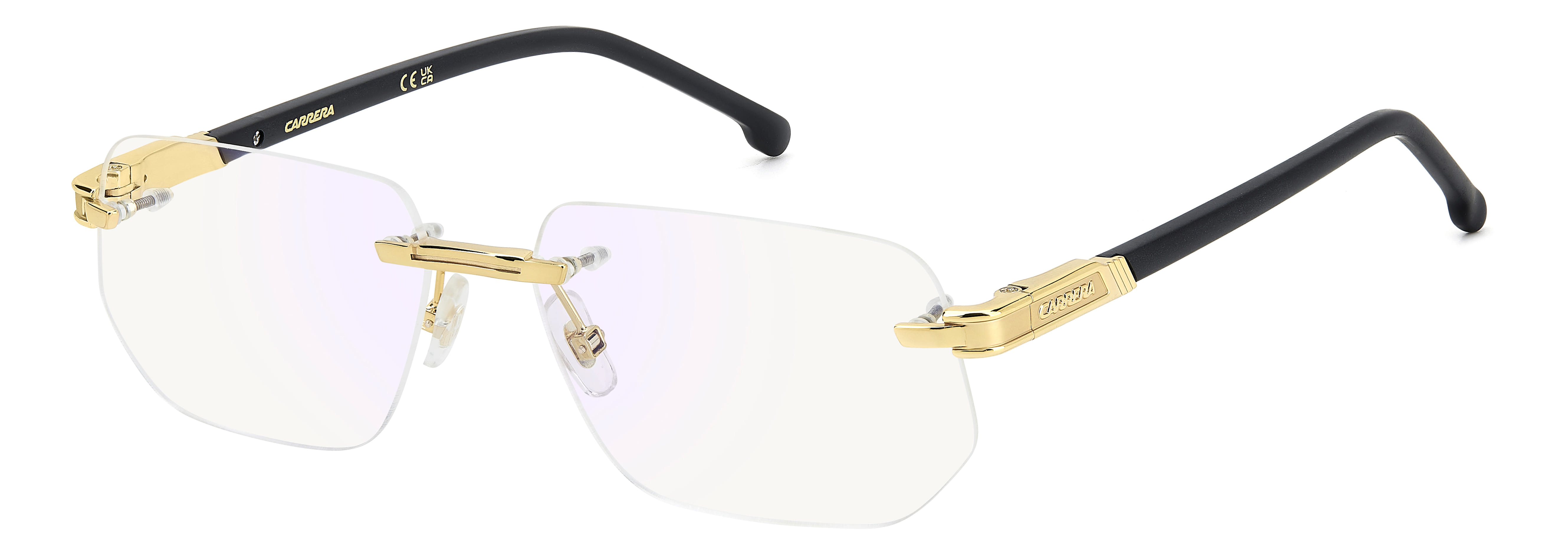 Carrera 1142 Frame Gold Male RimLess Metal — Gold frame