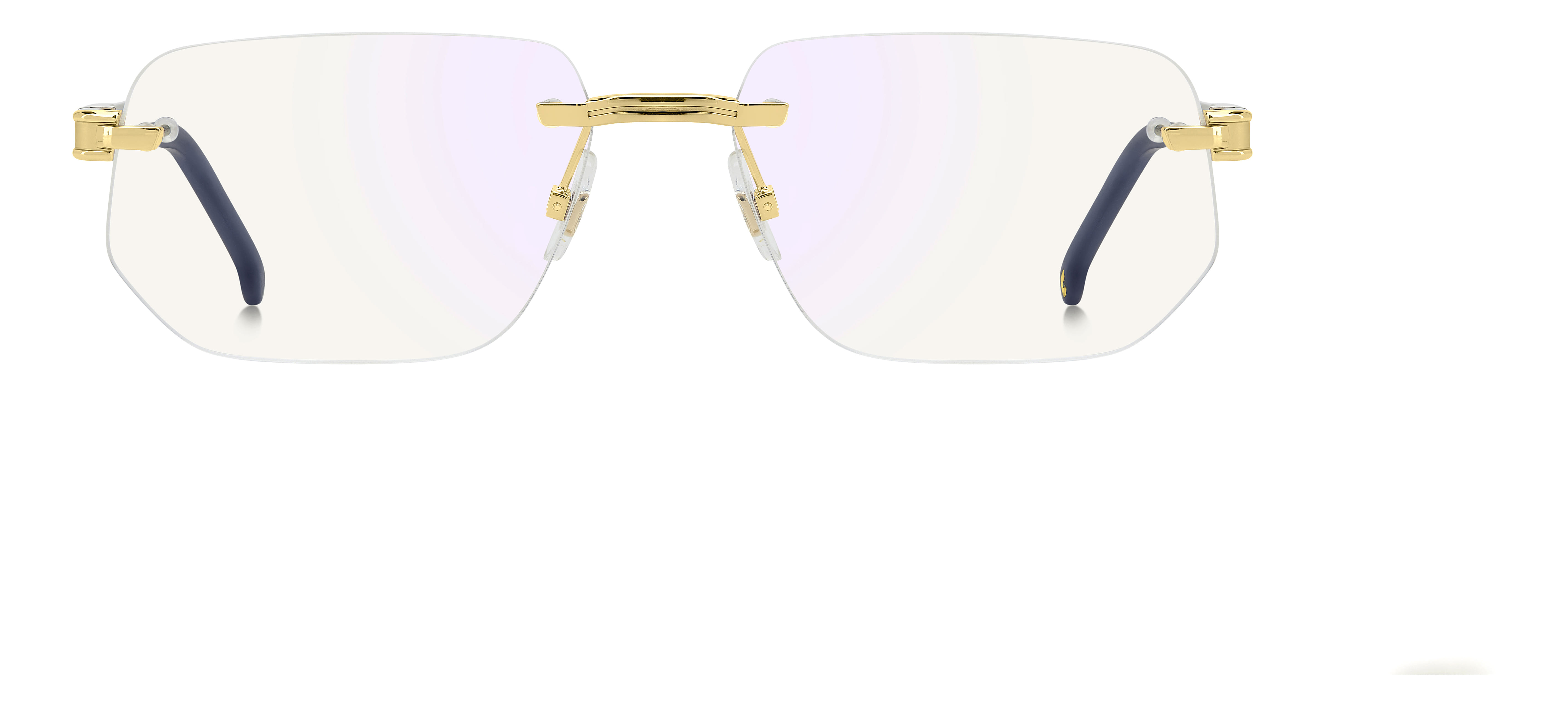 Carrera 1142 Frame Gold Male RimLess Metal Frame — Gold frame — view 2