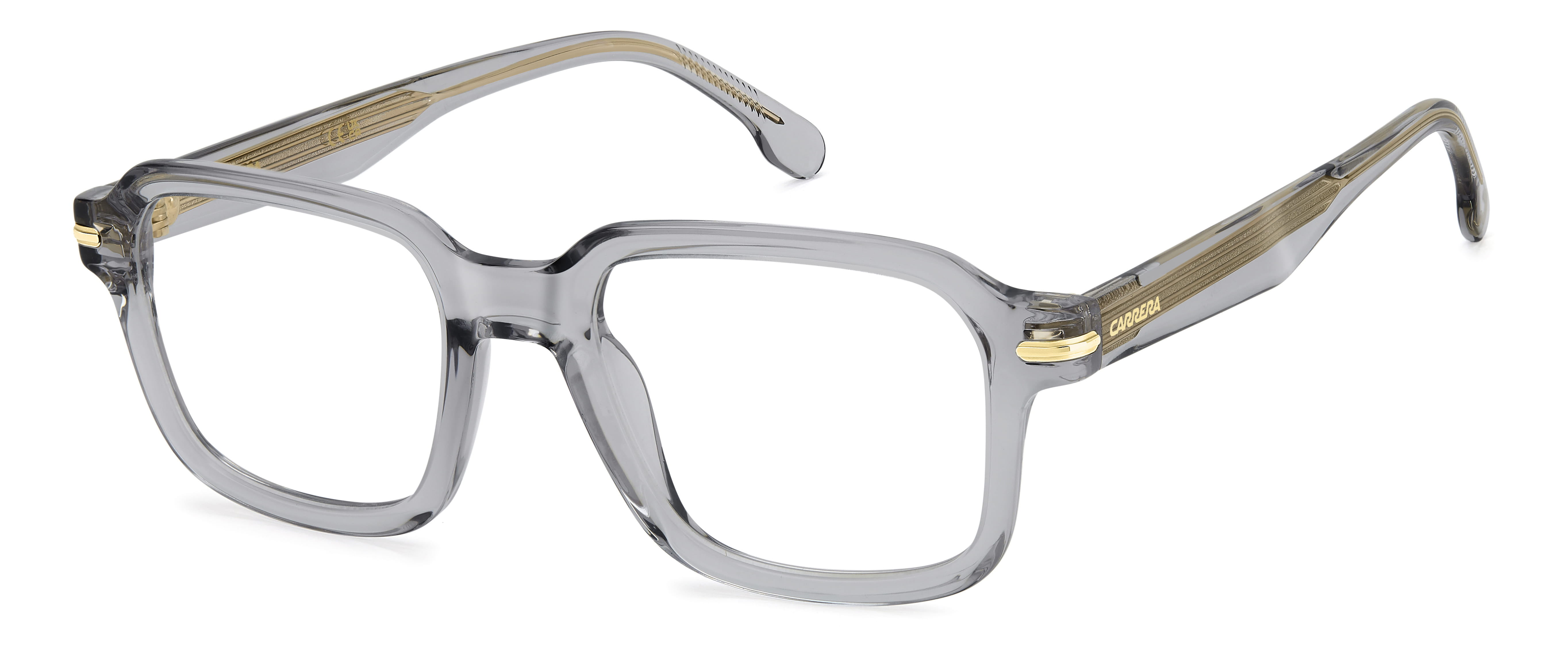 Carrera 370 Frame Transparent Grey Male Full Shell — Transparent Grey frame