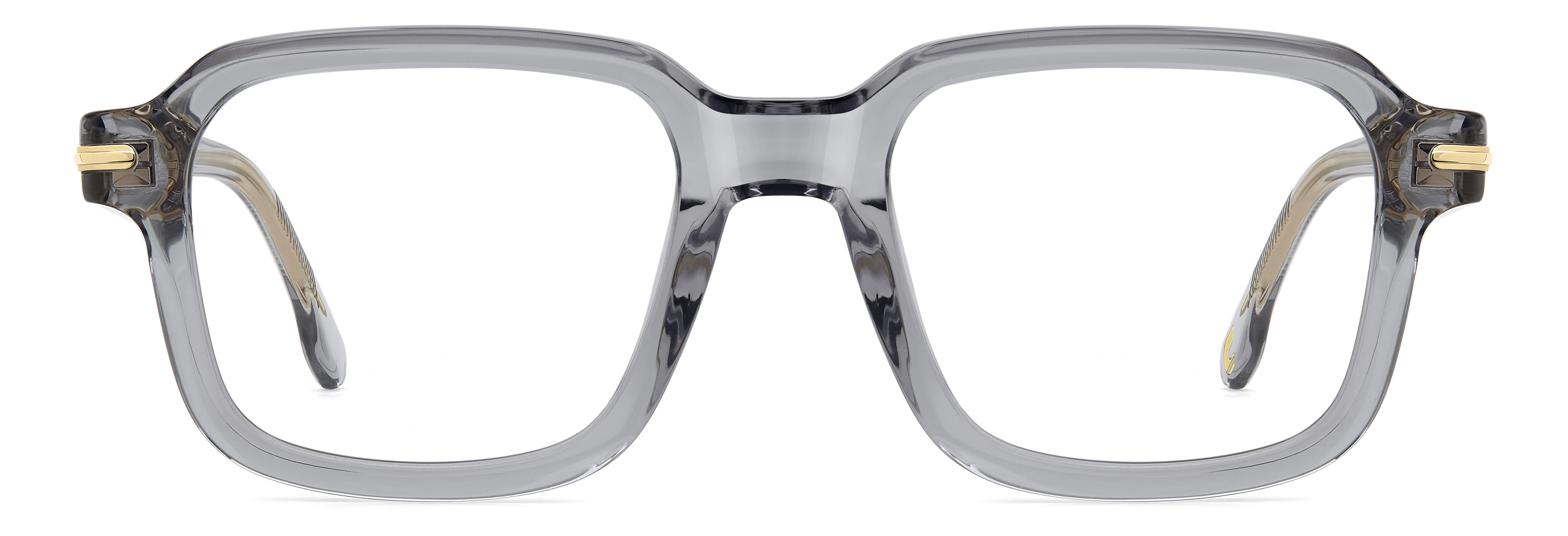 Carrera 370 Frame Transparent Grey Male Full Shell Frame — Transparent Grey frame — view 2
