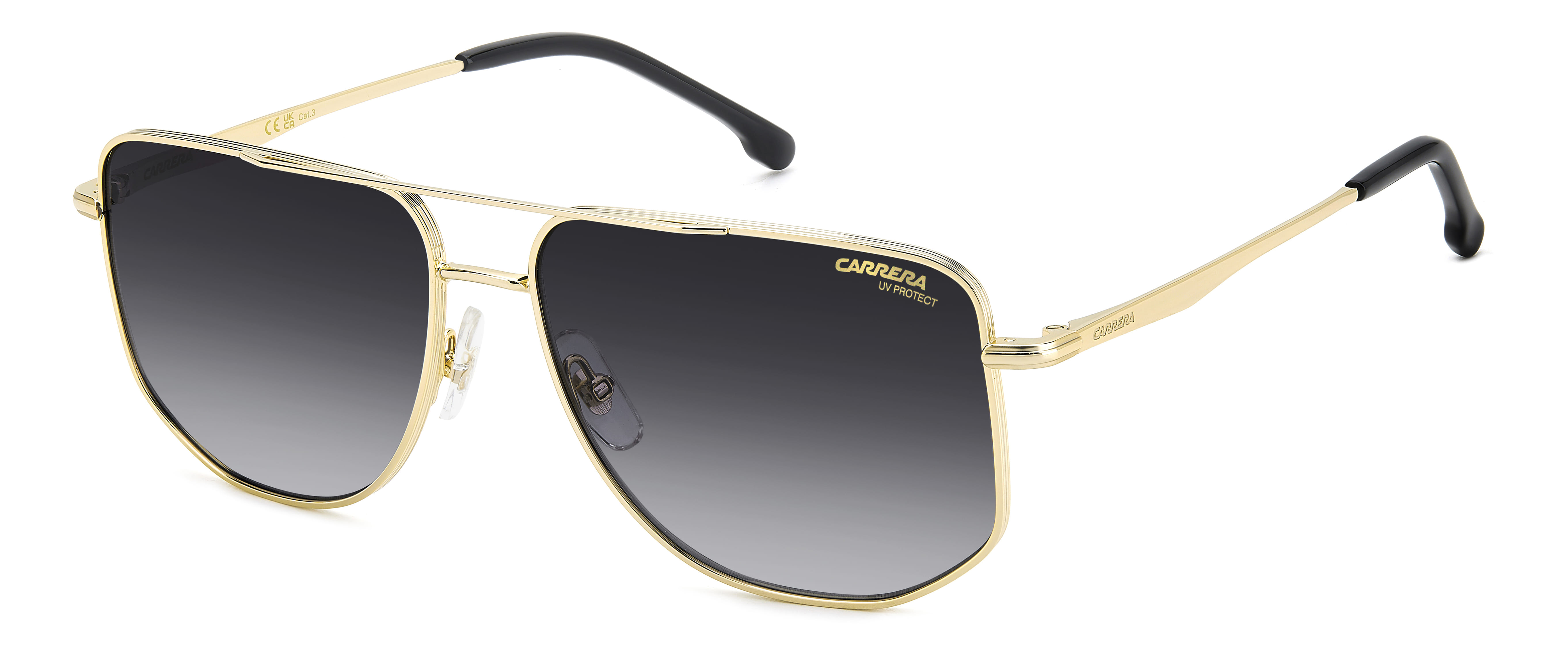 Carrera 355/S Sunglass Gold Male Full Metal Sunglass — Gold frame — alternate view