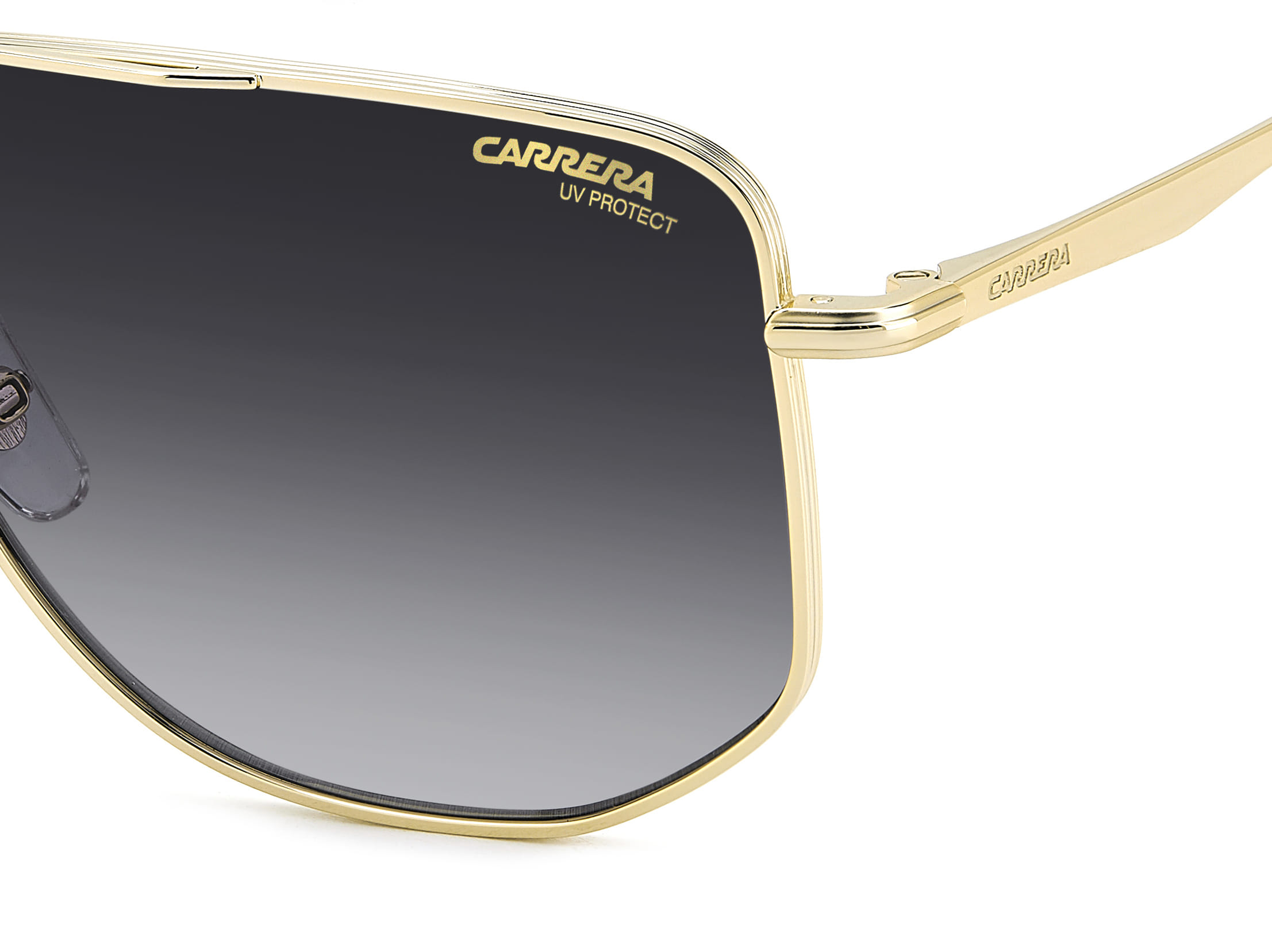 Carrera 355/S Sunglass Gold Male Full Metal Sunglass — Gold frame — view 3