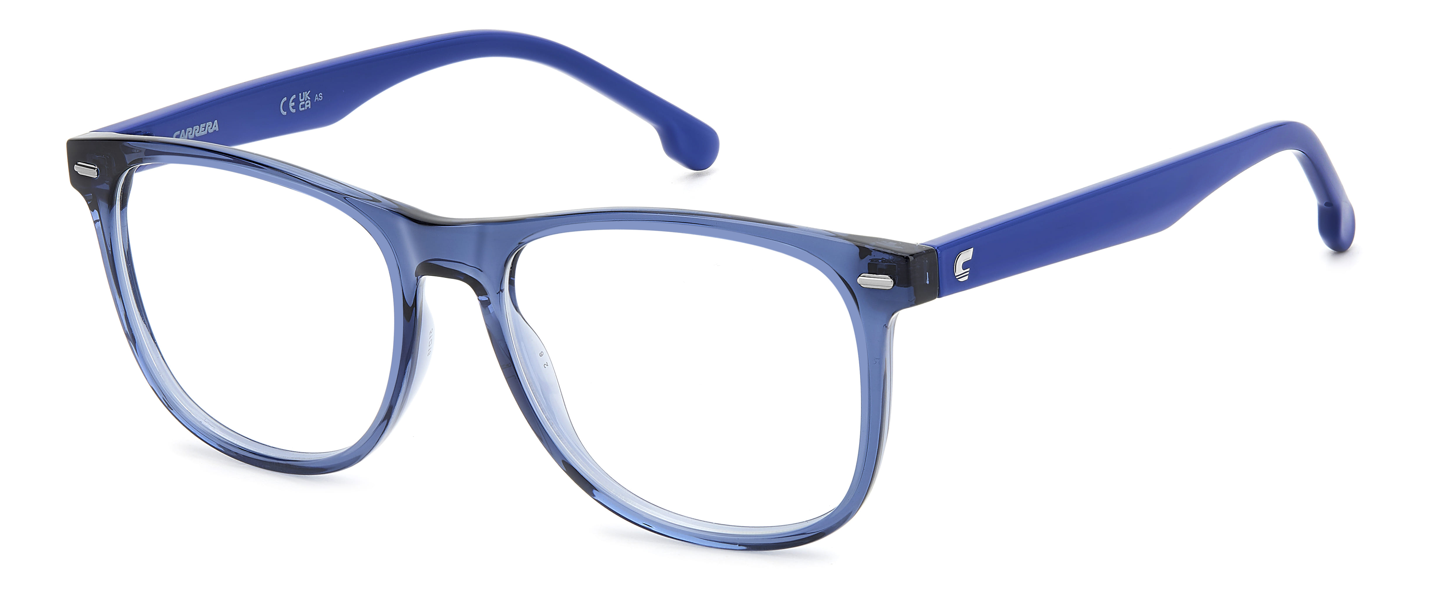 Carrera 2049T Frame Transparent Blue Male Full Shell — Transparent Blue frame