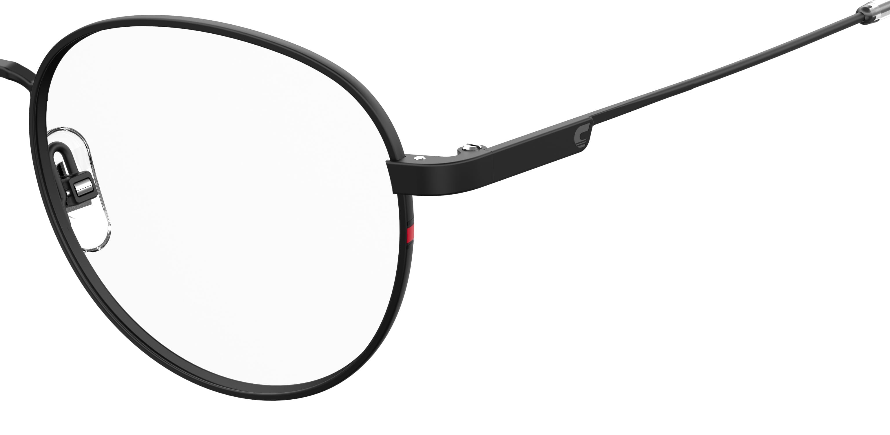 Carrera 2009T Frame Matt Black Unisex Full Stainless Steel Frame — view 3