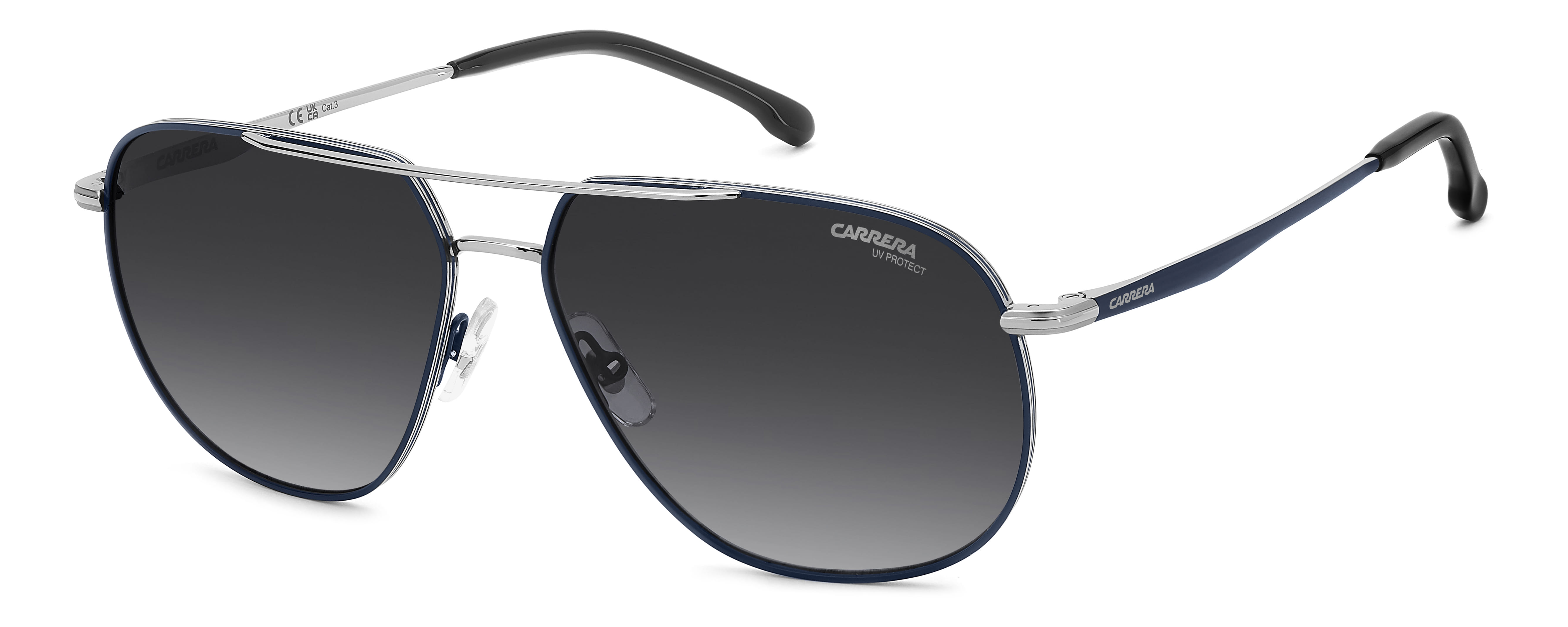 Carrera 363/S Sunglass Matt Blue Male Full Metal Sunglass — Matt Blue frame — alternate view