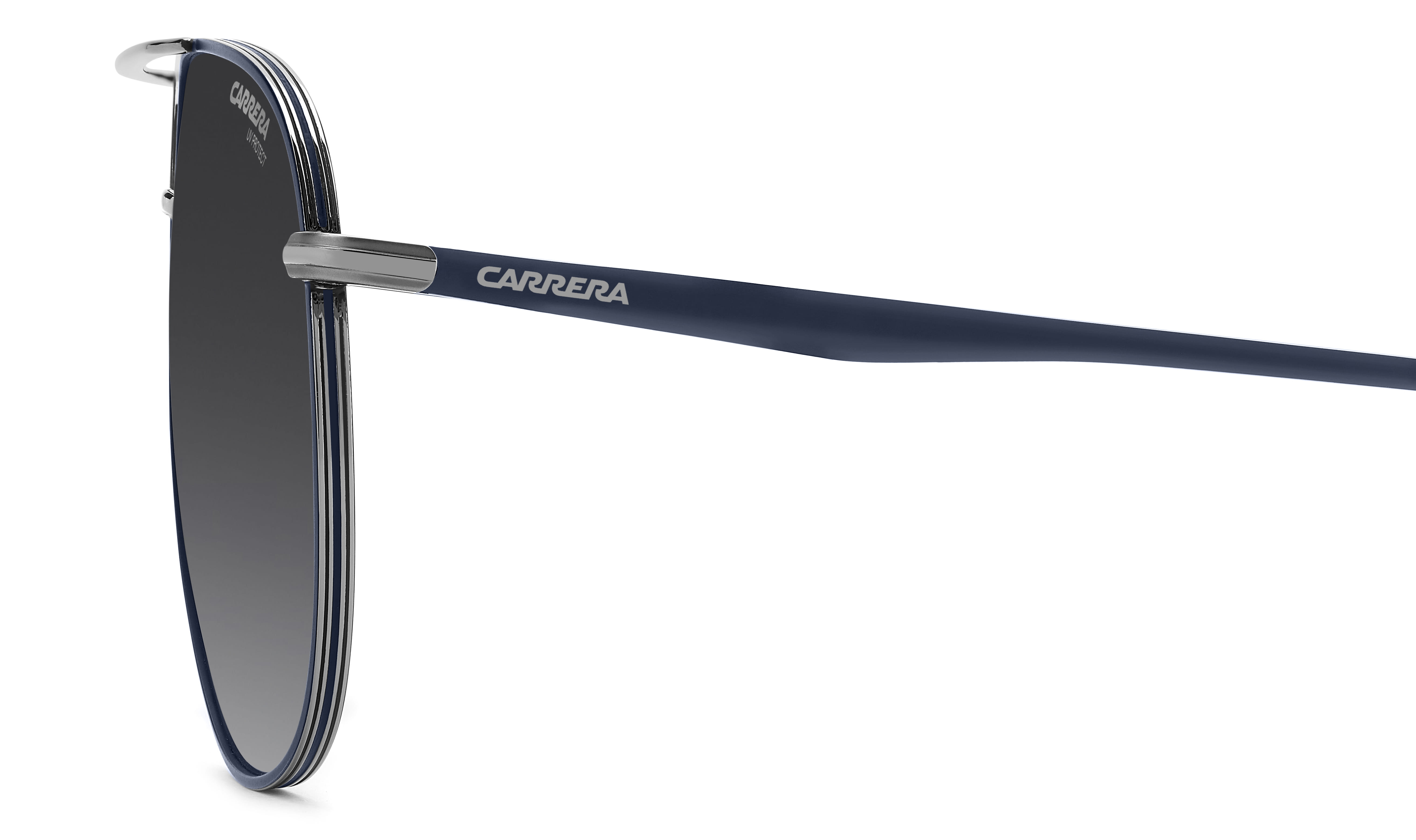 Carrera 363/S Sunglass Matt Blue Male Full Metal Sunglass — Matt Blue frame — view 3