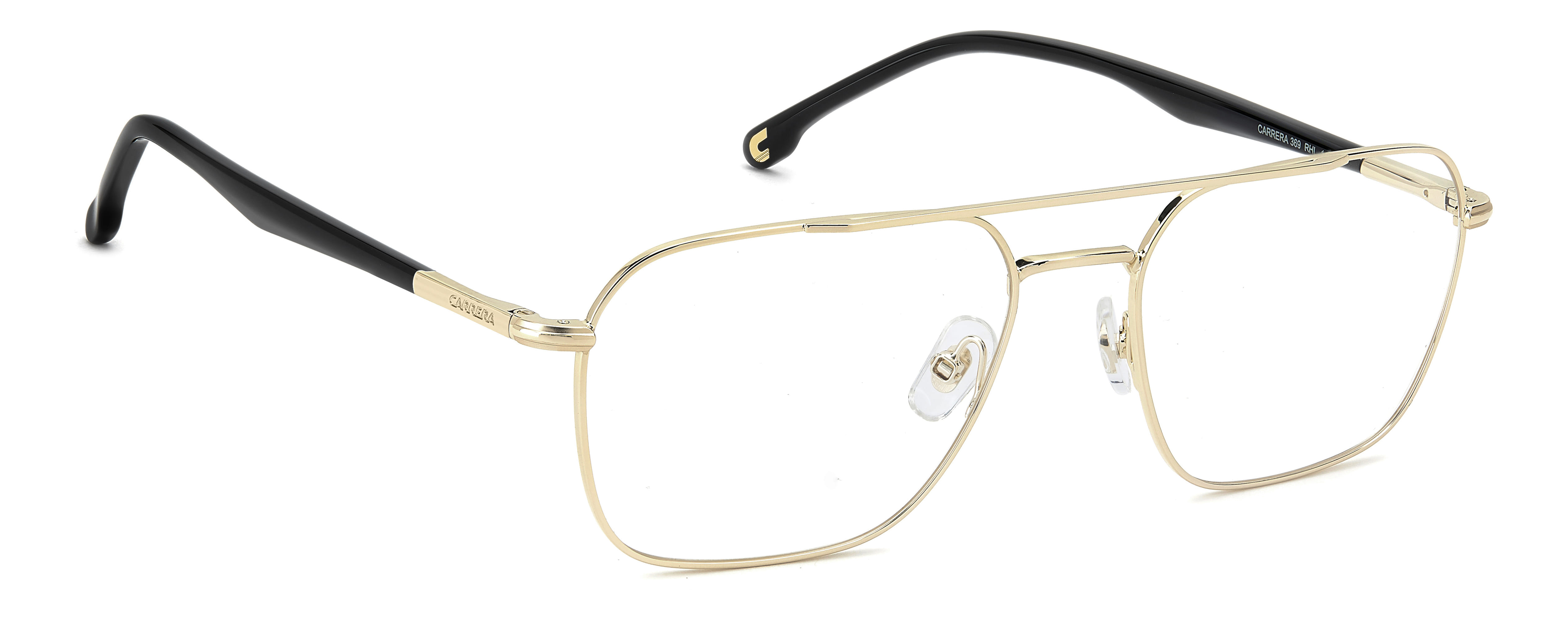 Carrera 369 Frame Gold Male Full Stainless Steel Frame — Gold frame — view 2