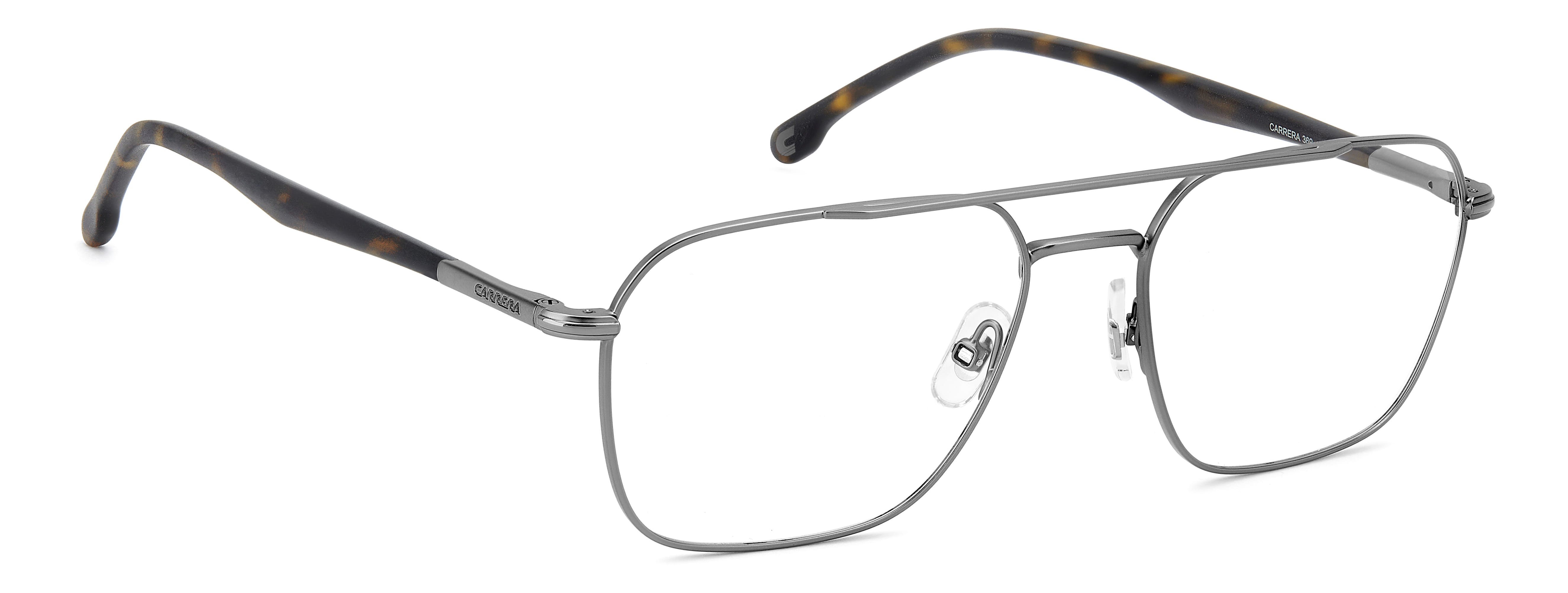 Carrera 369 Frame Gun Metal Male Full Stainless Steel Frame — Gun Metal frame — view 2