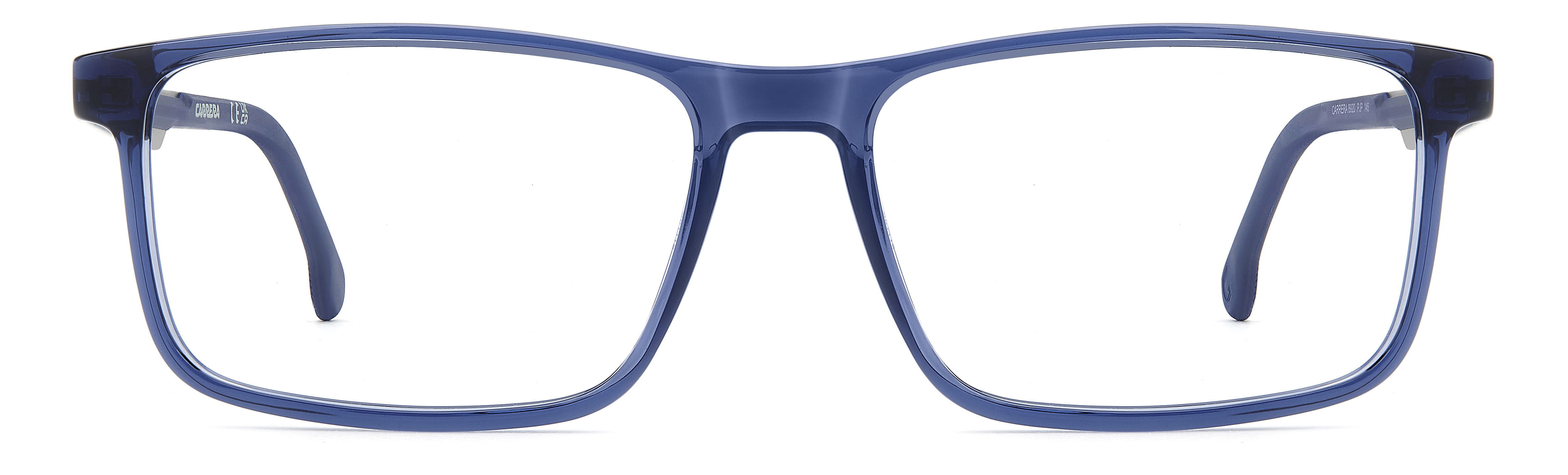 Carrera 8920 Frame Transparent Blue Male Full Metal Frame — Transparent Blue frame — view 3