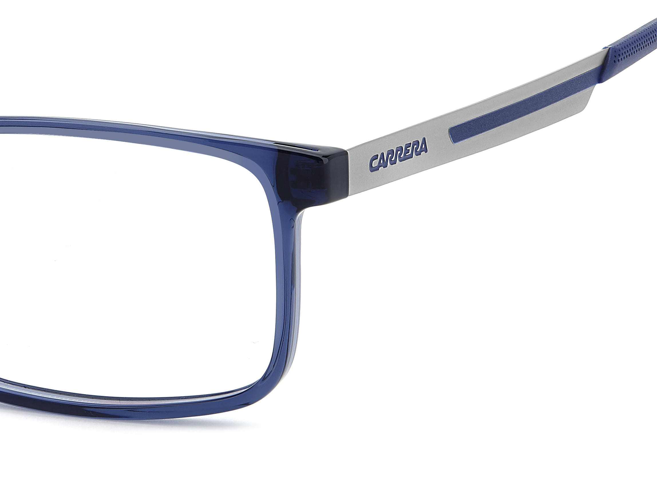 Carrera 8920 Frame Transparent Blue Male Full Metal Frame — Transparent Blue frame — view 6