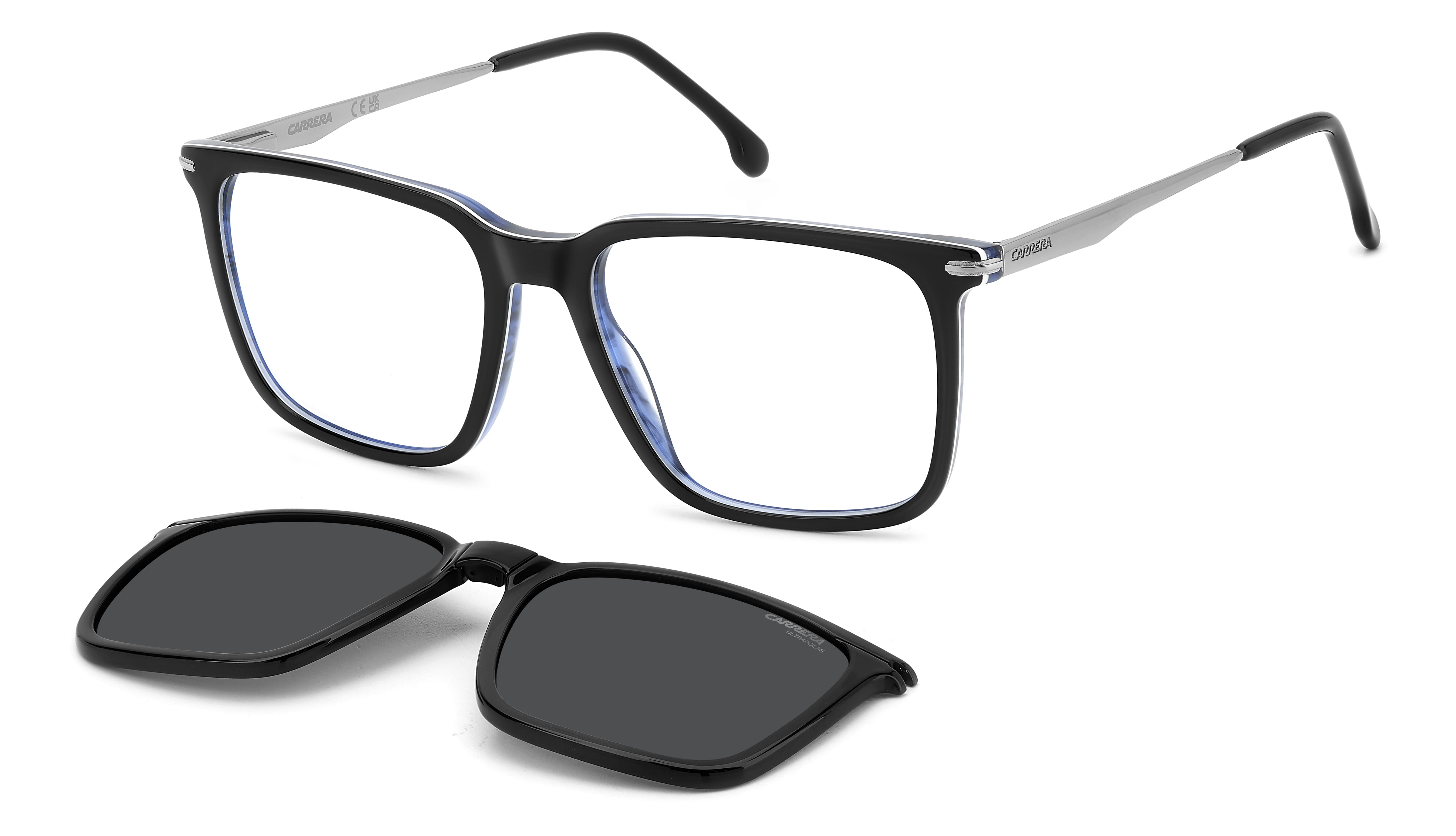 Hugo Boss CA 357/C Frame Black Male Full Metal Frame — Black frame — alternate view