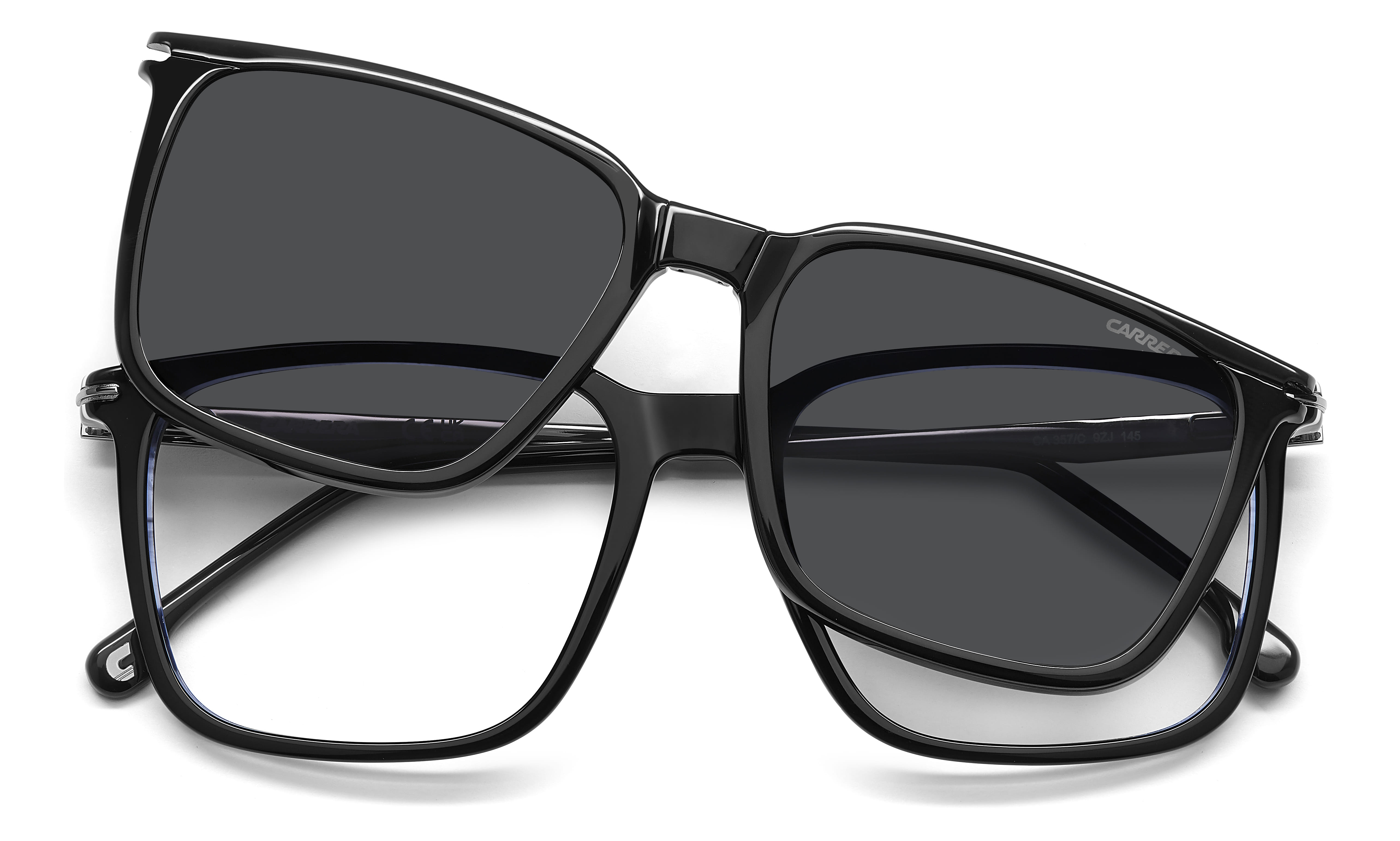 Hugo Boss CA 357/C Frame Black Male Full Metal Frame — Black frame — view 3