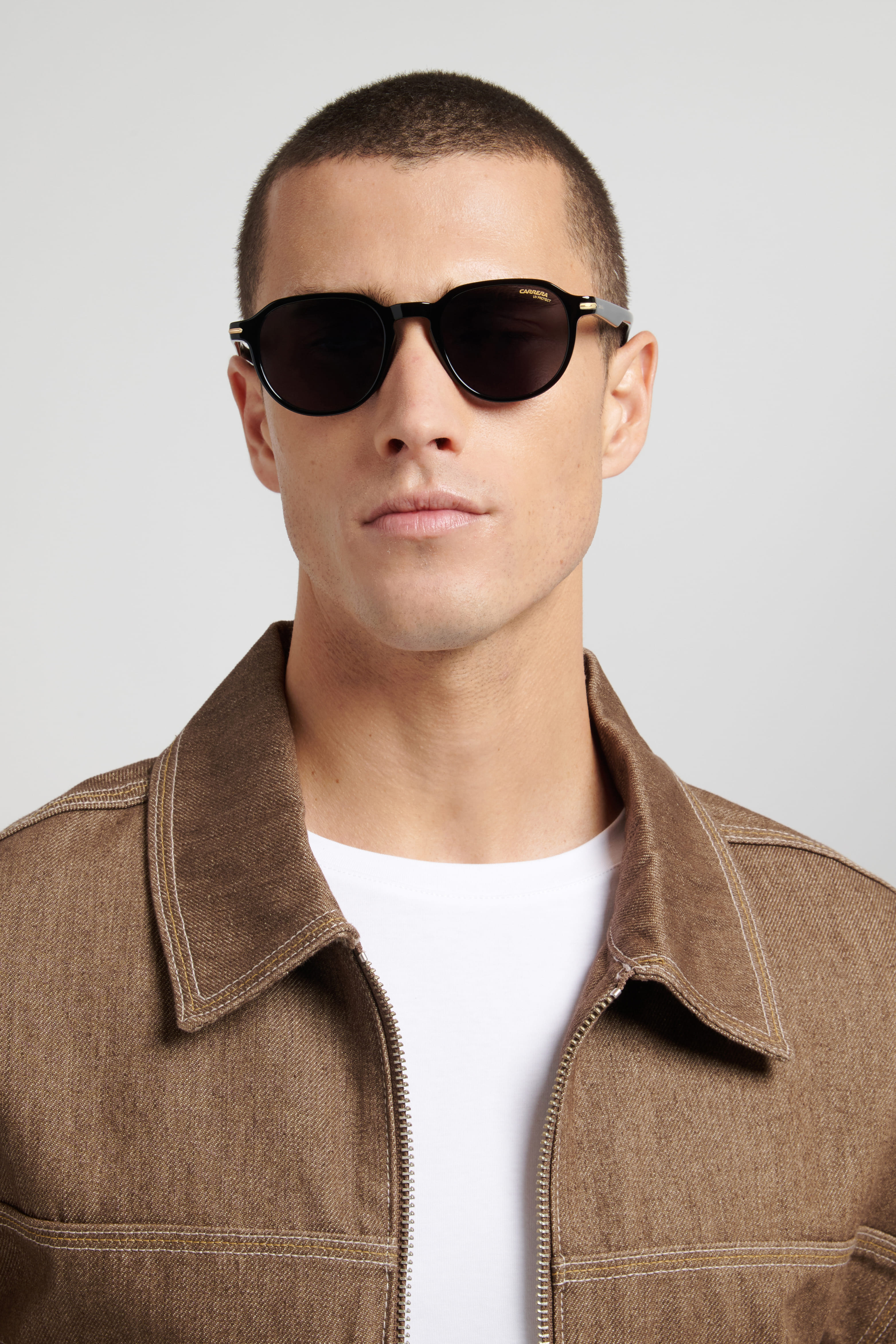 CARRERA 376/S 807IR CAT.3 376/S Sunglass Black Unisex Full S Sunglass — Black frame — view 7