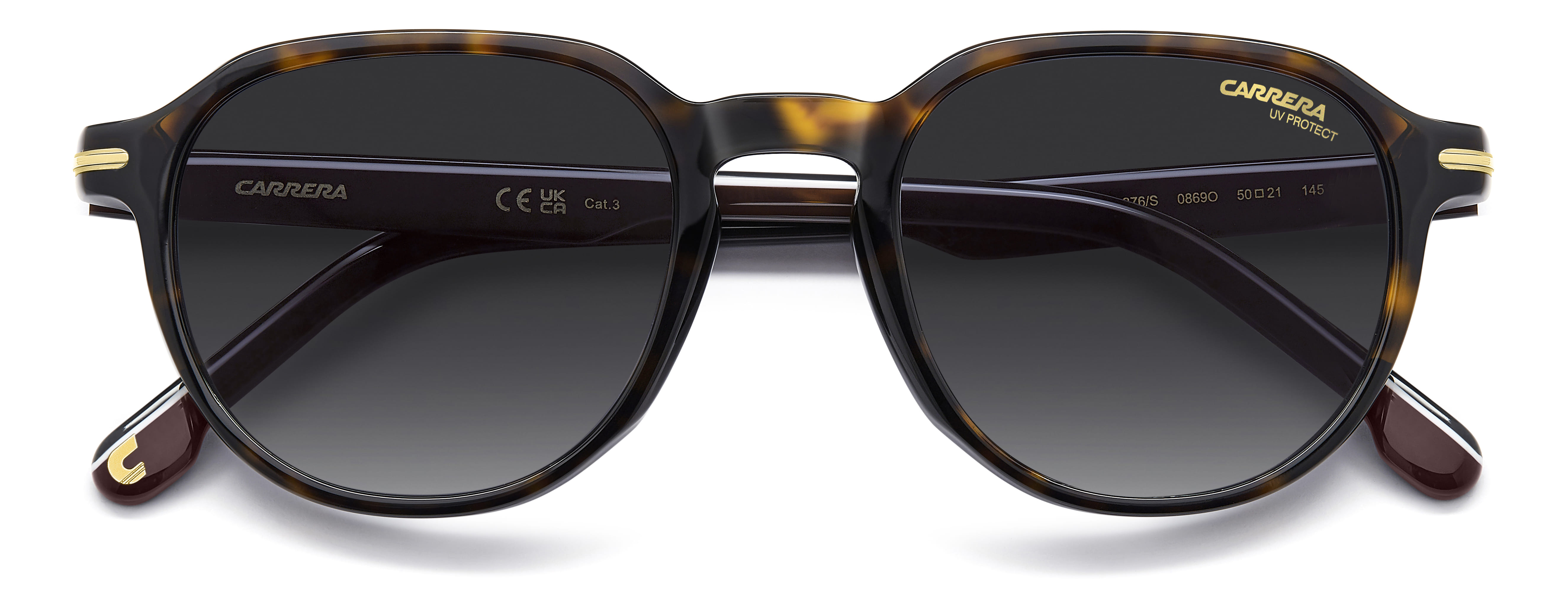 CARRERA 376/S 0869O CAT.3 376/S Sunglass Havana Unisex Full Sunglass — Havana frame — view 4