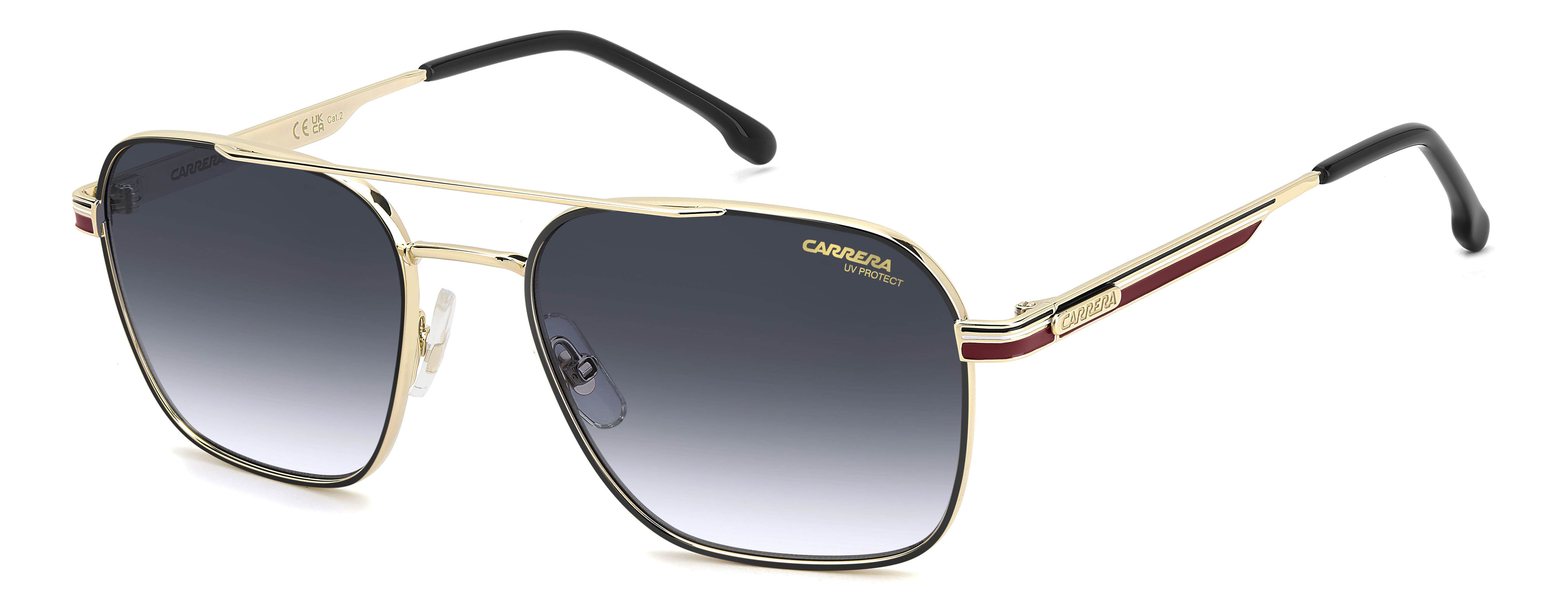 CARRERA 379/S W3J08 CAT.2 379/S Sunglass Black Male Metal Me Sunglass — Black frame — alternate view