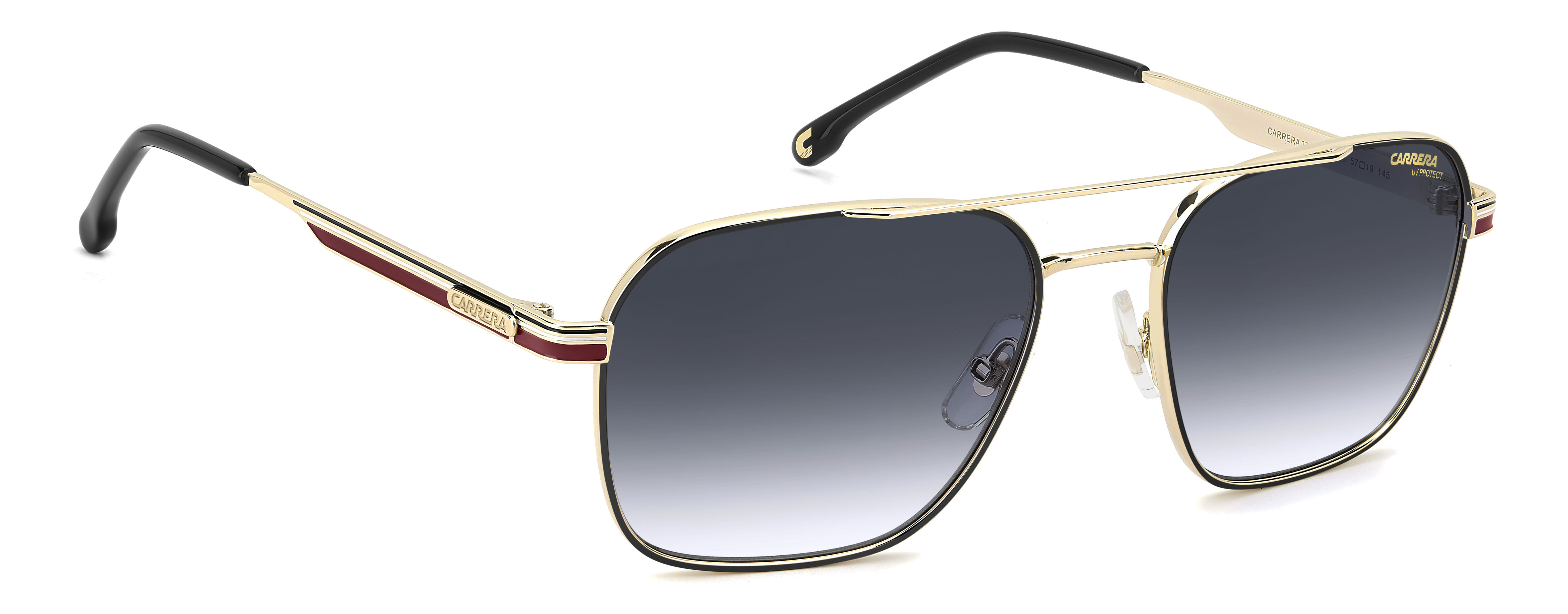 CARRERA 379/S W3J08 CAT.2 379/S Sunglass Black Male Metal Me Sunglass — Black frame — view 2