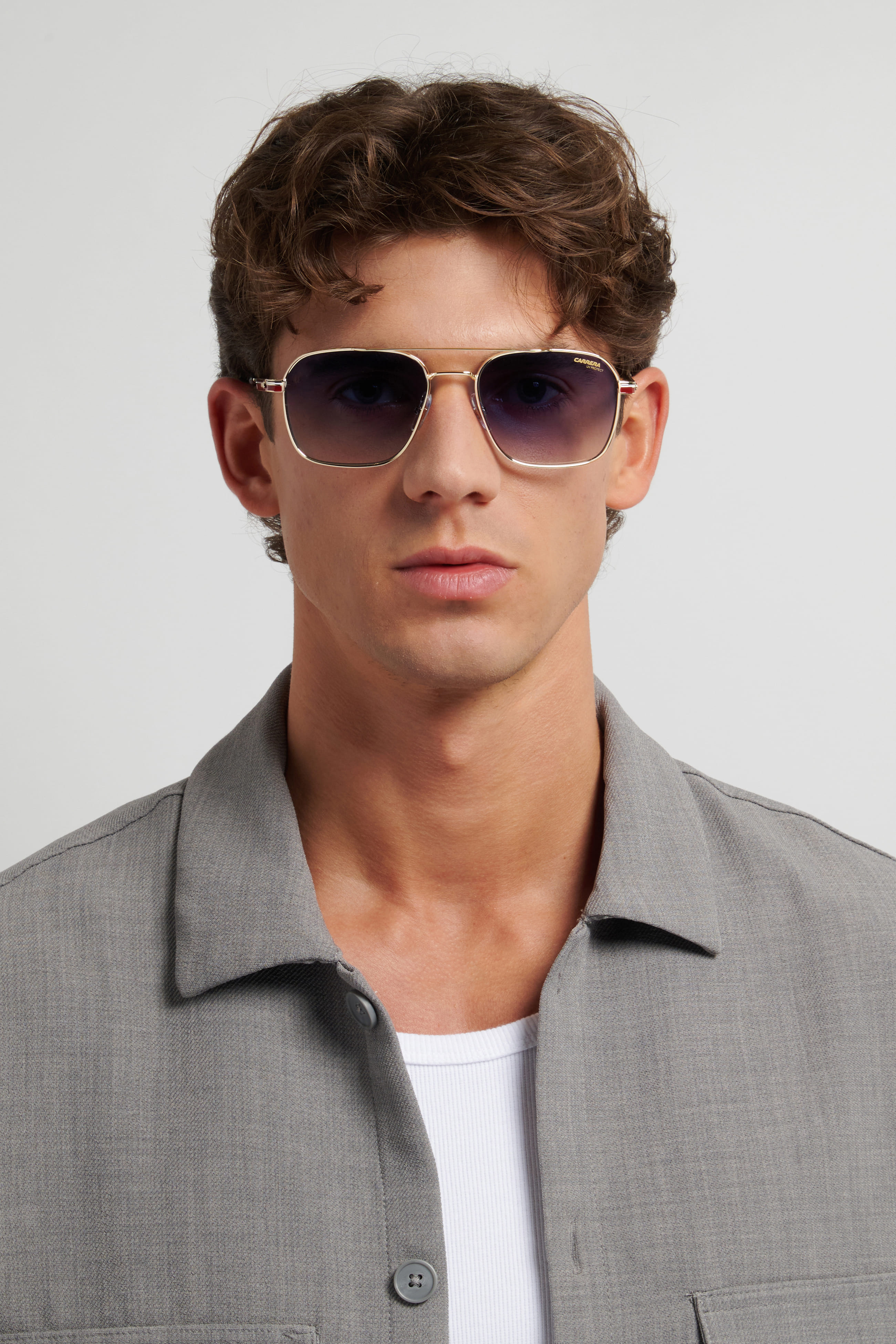 CARRERA 379/S W3J08 CAT.2 379/S Sunglass Black Male Metal Me Sunglass — Black frame — view 8