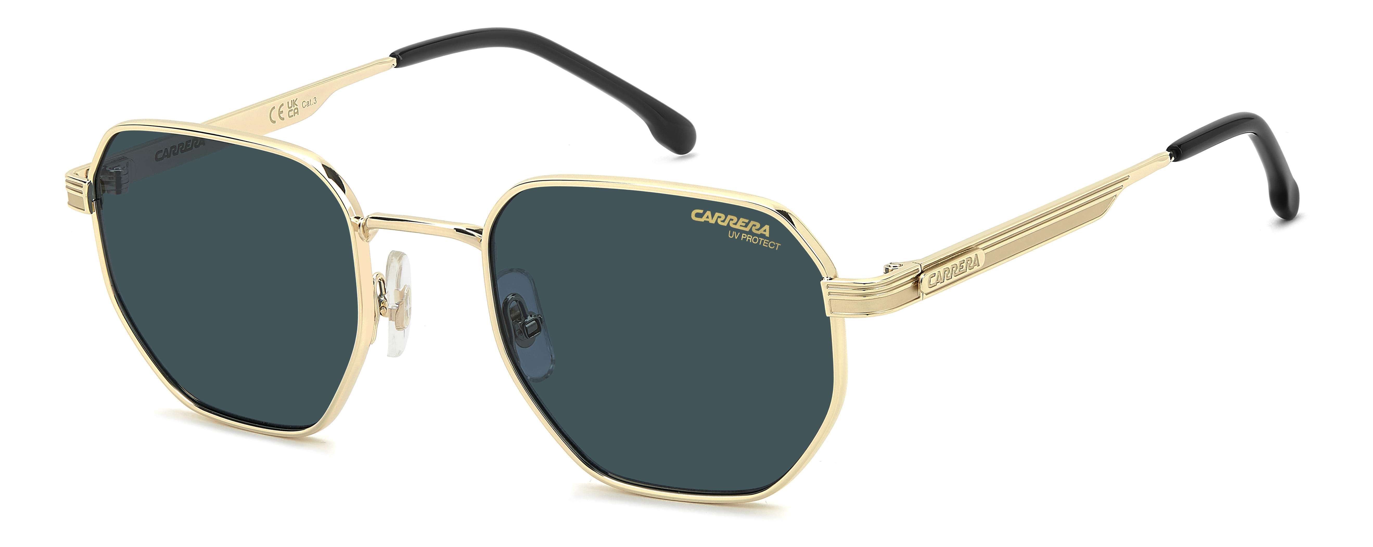 CARRERA 380/S J5GKU CAT.3 380/S Sunglass Gold Unisex Metal M Sunglass — Gold frame — alternate view