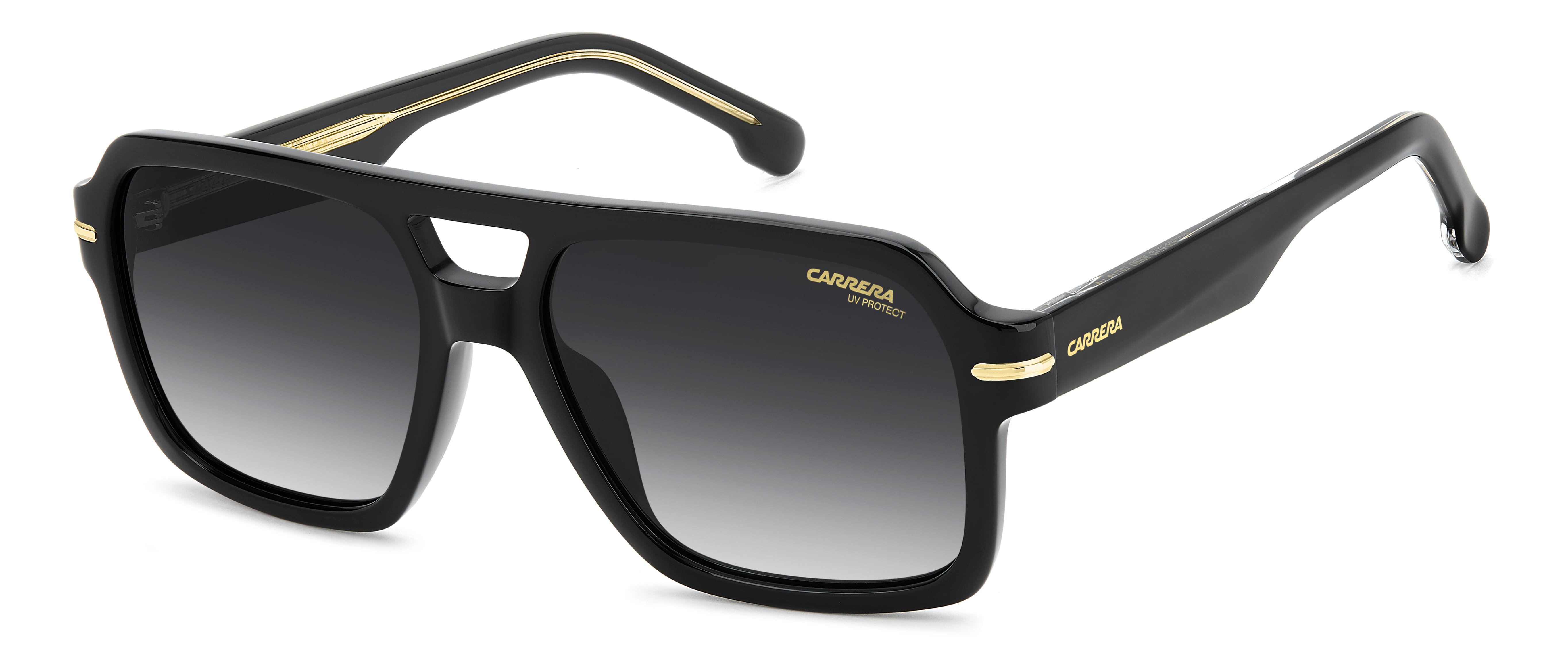 CARRERA 377/S 8079O CAT.3 377/S Sunglass Black Male Full She Sunglass — Black frame — alternate view