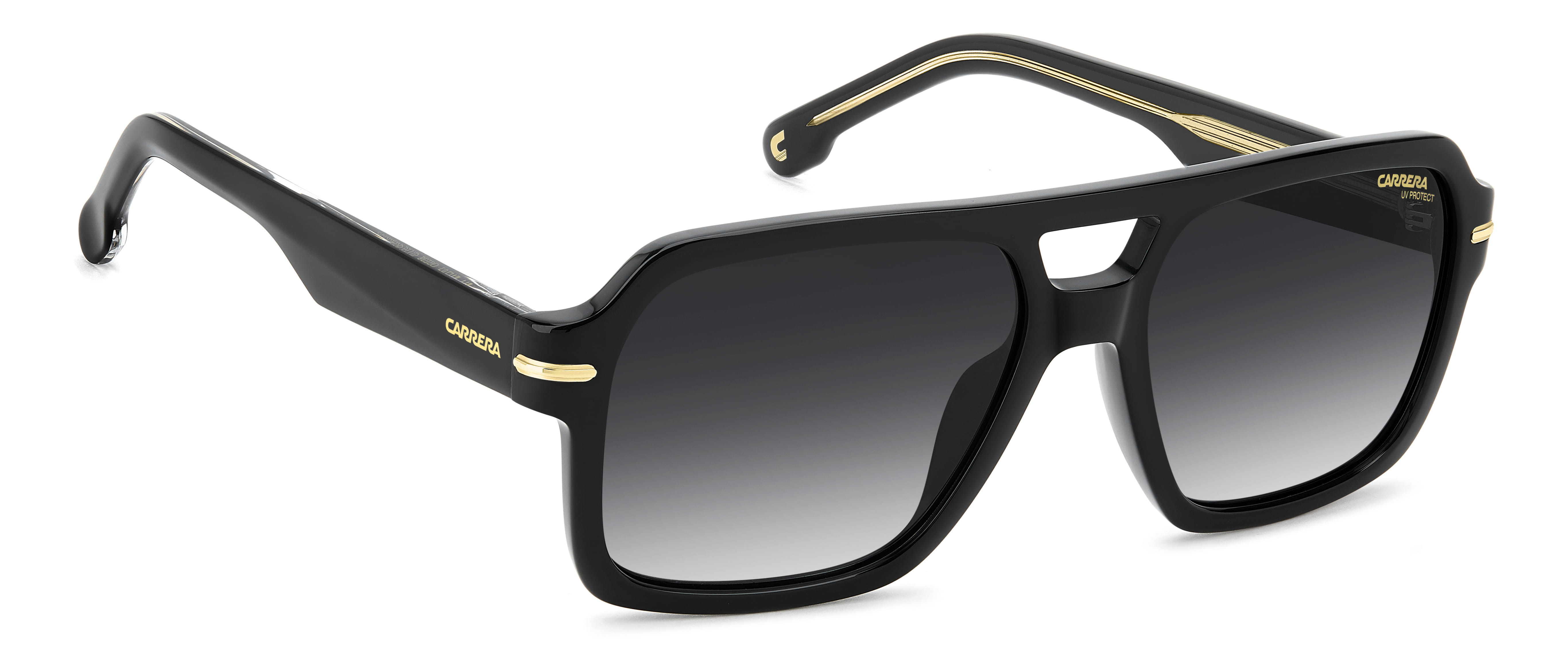 CARRERA 377/S 8079O CAT.3 377/S Sunglass Black Male Full She Sunglass — Black frame — view 2