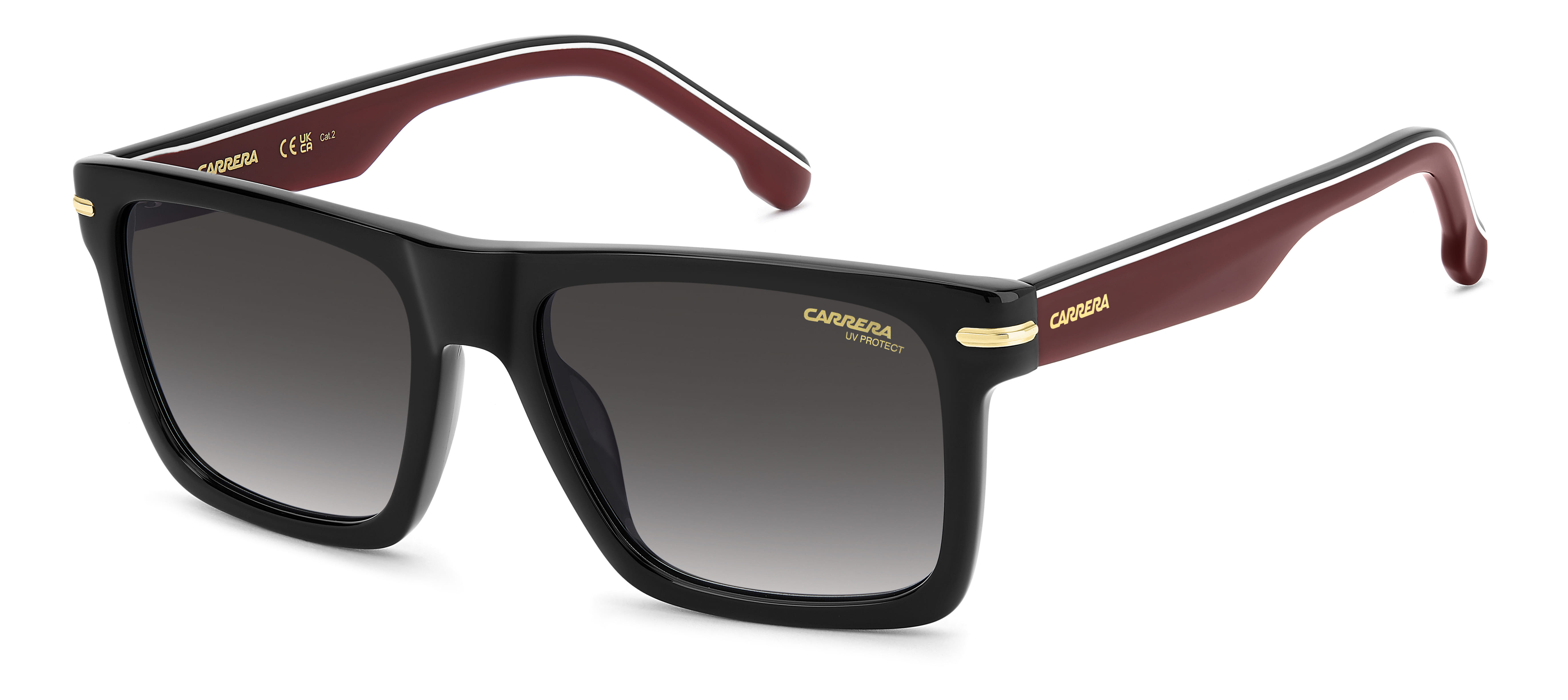 CARRERA 378/S OIT9O CAT.2 378/S Sunglass Black Male Full She Sunglass — Black frame — alternate view