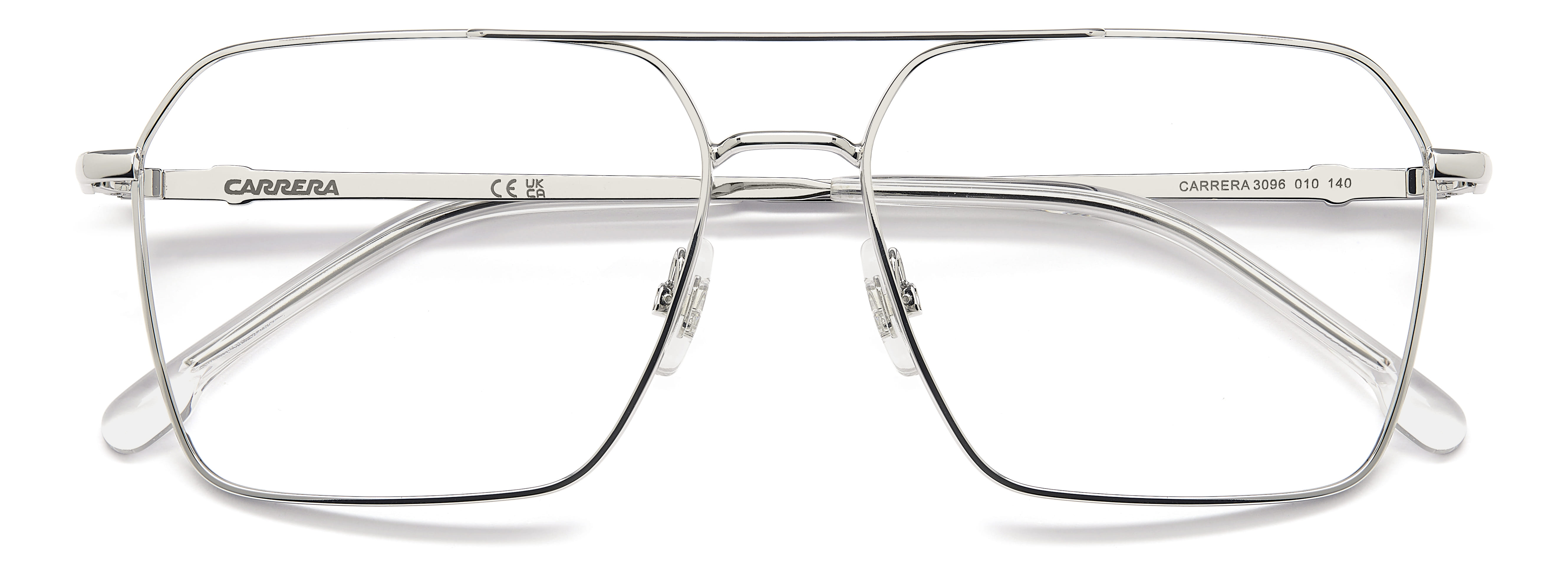 CARRERA 3096 010 3096 Frame Silver Male Metal Metal Frame — Silver frame — view 4