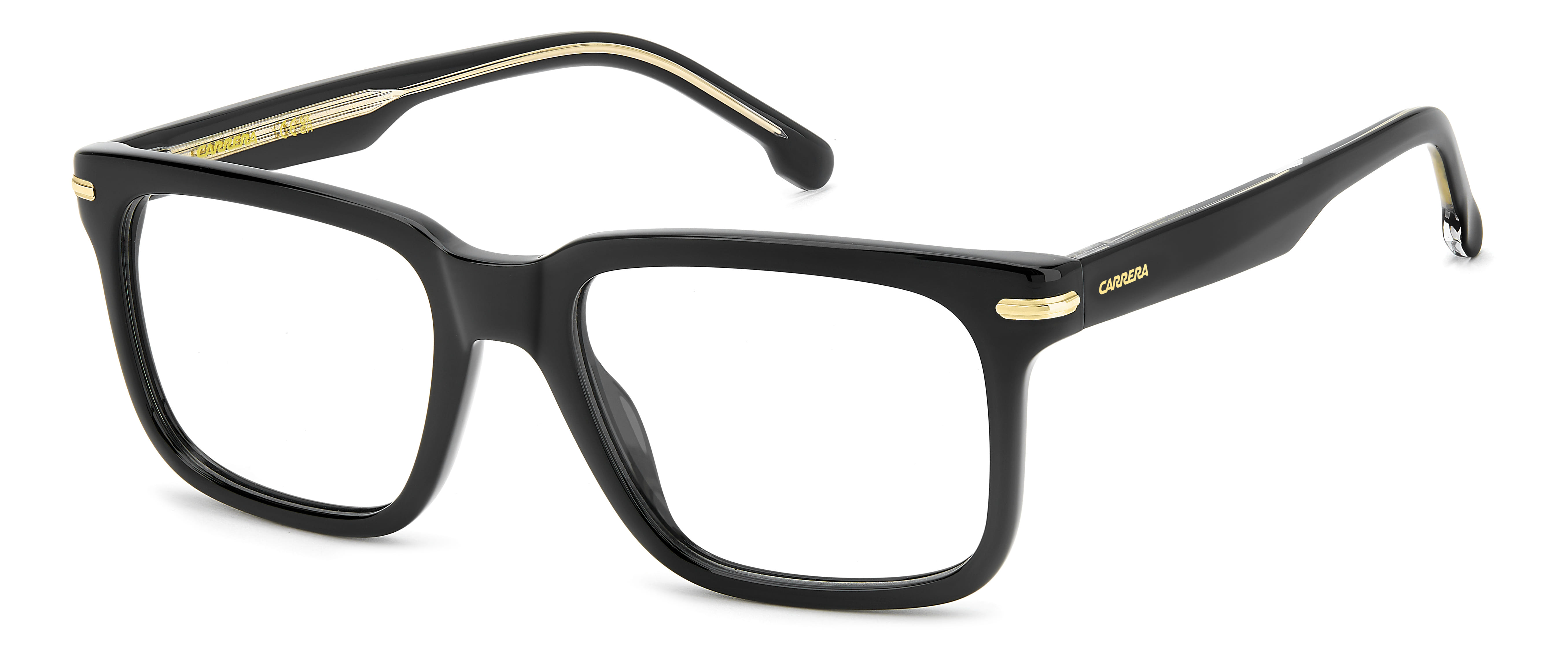 CARRERA 386 807 386 Frame Black Male Full Shell Frame — Black frame — alternate view