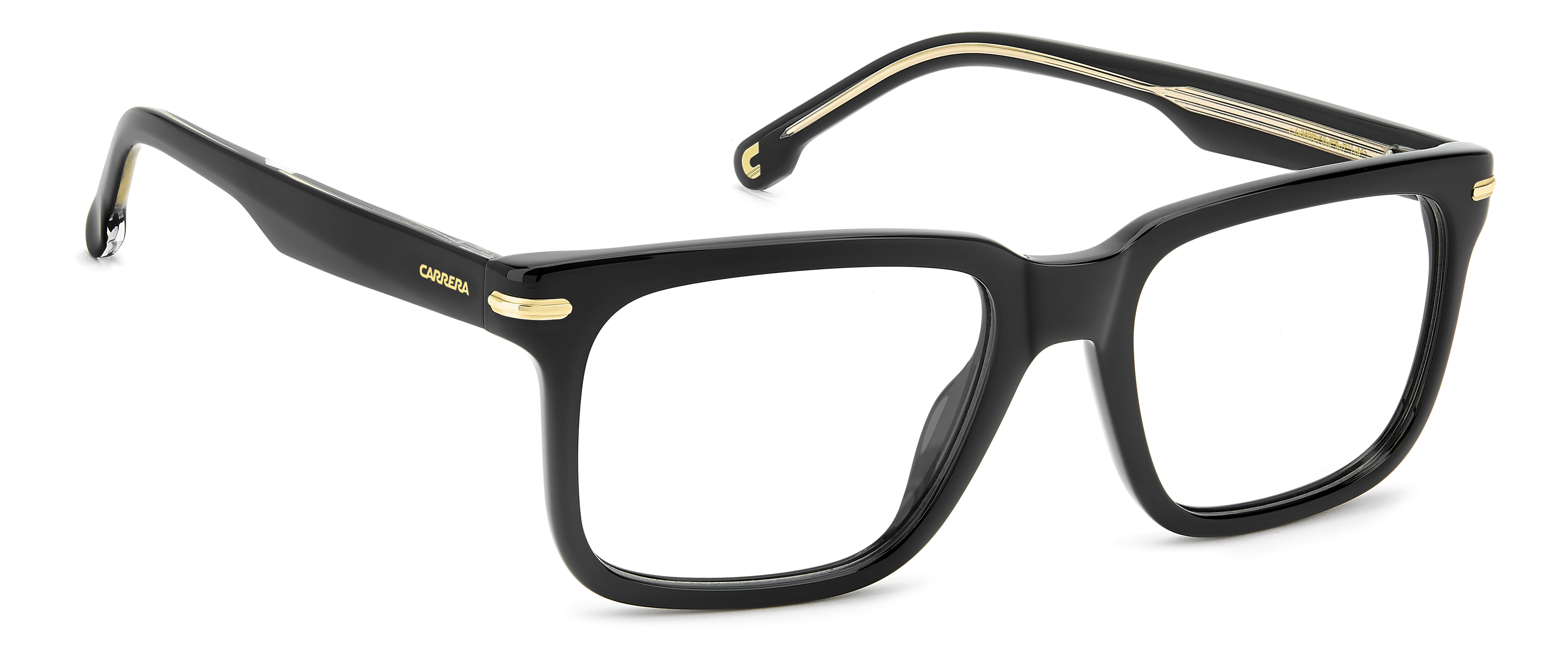 CARRERA 386 807 386 Frame Black Male Full Shell Frame — Black frame — view 2