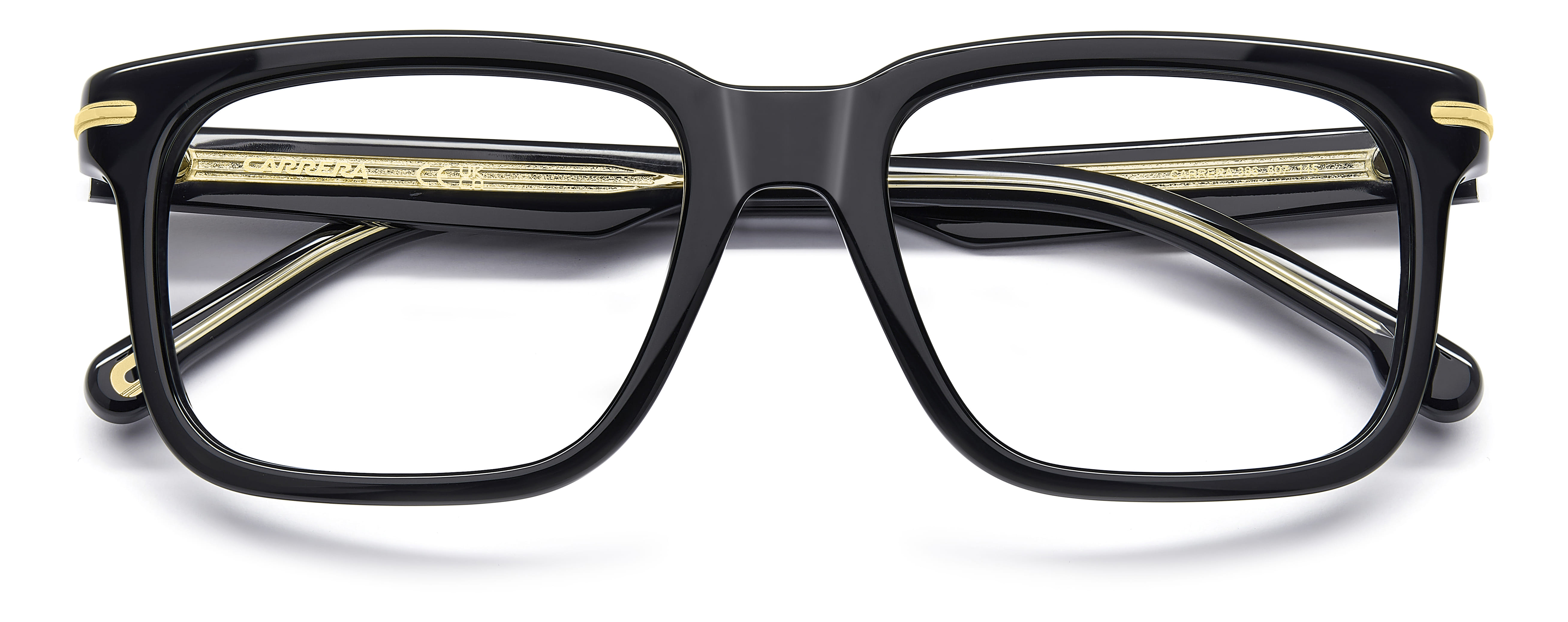 CARRERA 386 807 386 Frame Black Male Full Shell Frame — Black frame — view 4