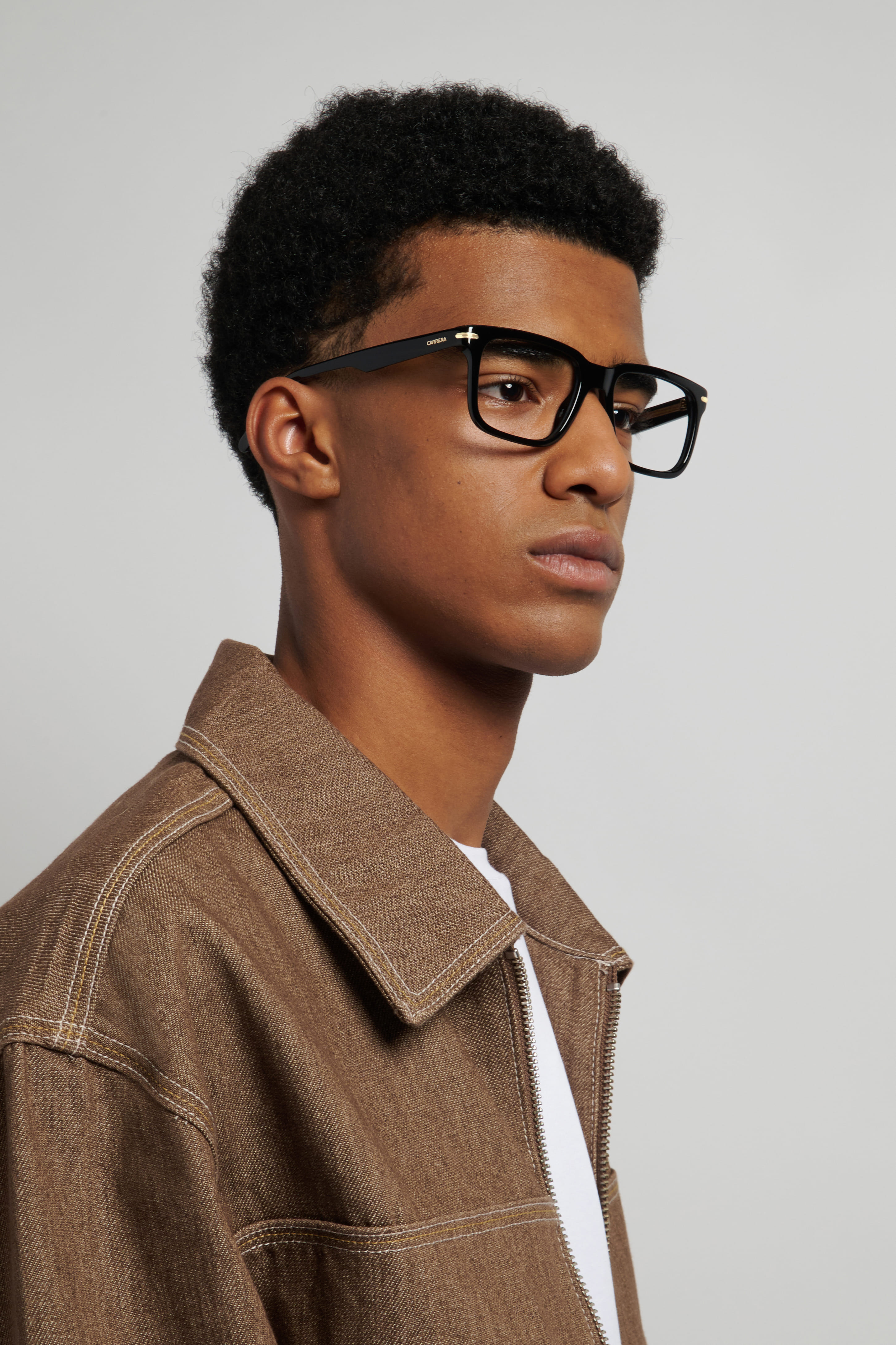CARRERA 386 807 386 Frame Black Male Full Shell Frame — Black frame
