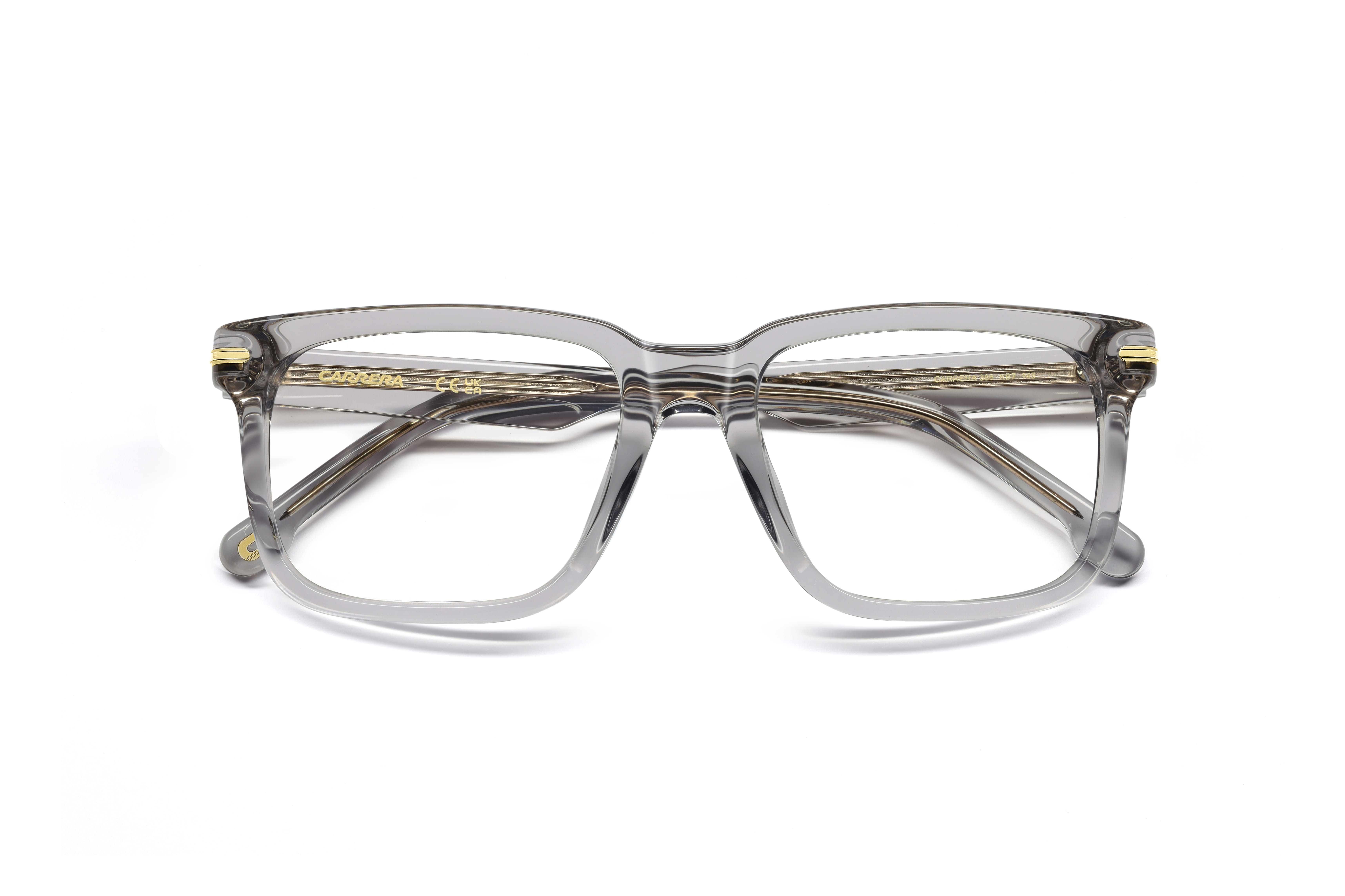 CARRERA 386 KB7 386 Frame Transparent Grey Male Full Shell Frame — Transparent Grey frame — view 4