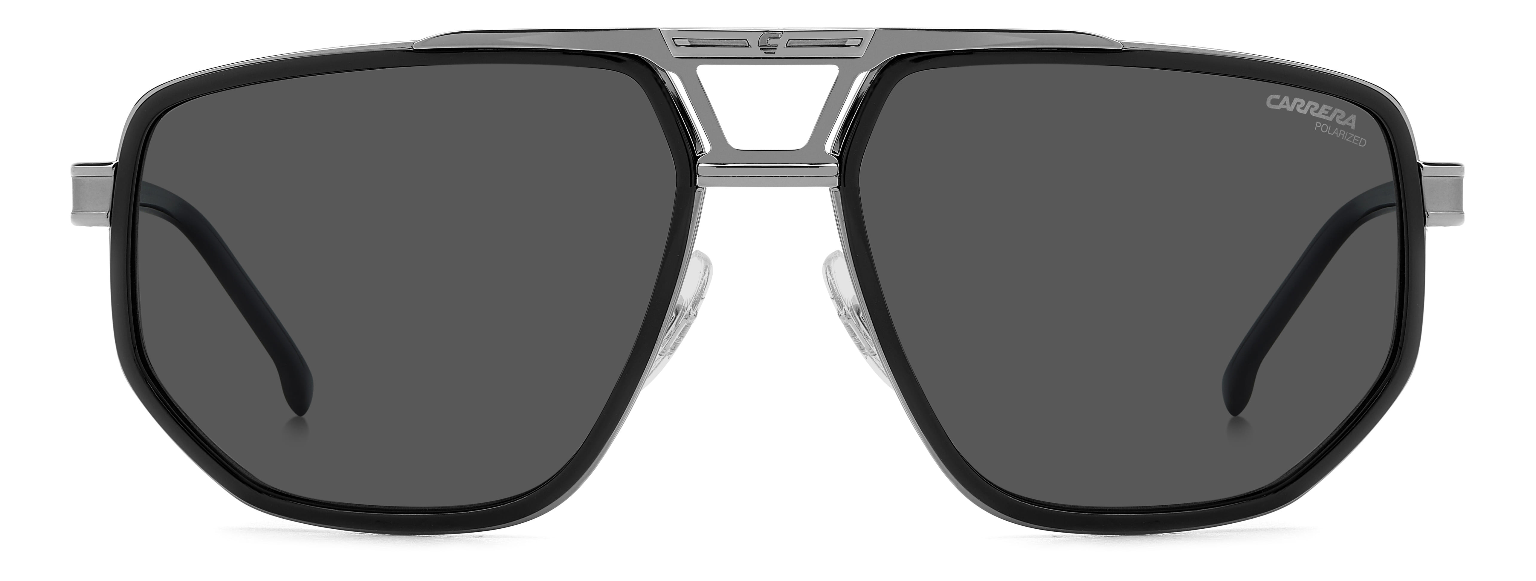 Carrera 1072/S Sunglass Black Male Full Metal Sunglass — Black frame — view 2